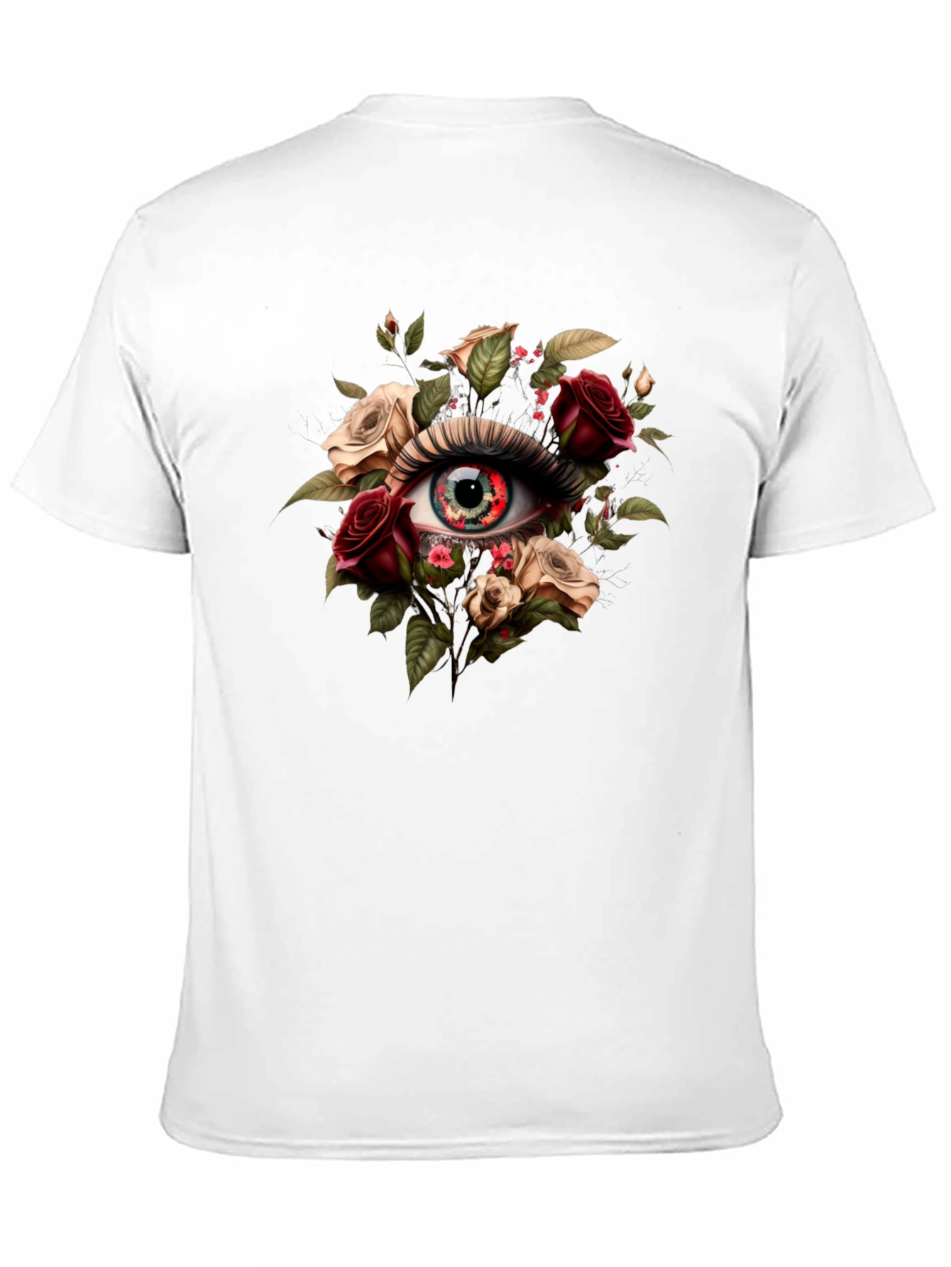 Floral Eye T-Shirt - Unique Graphic Tee
