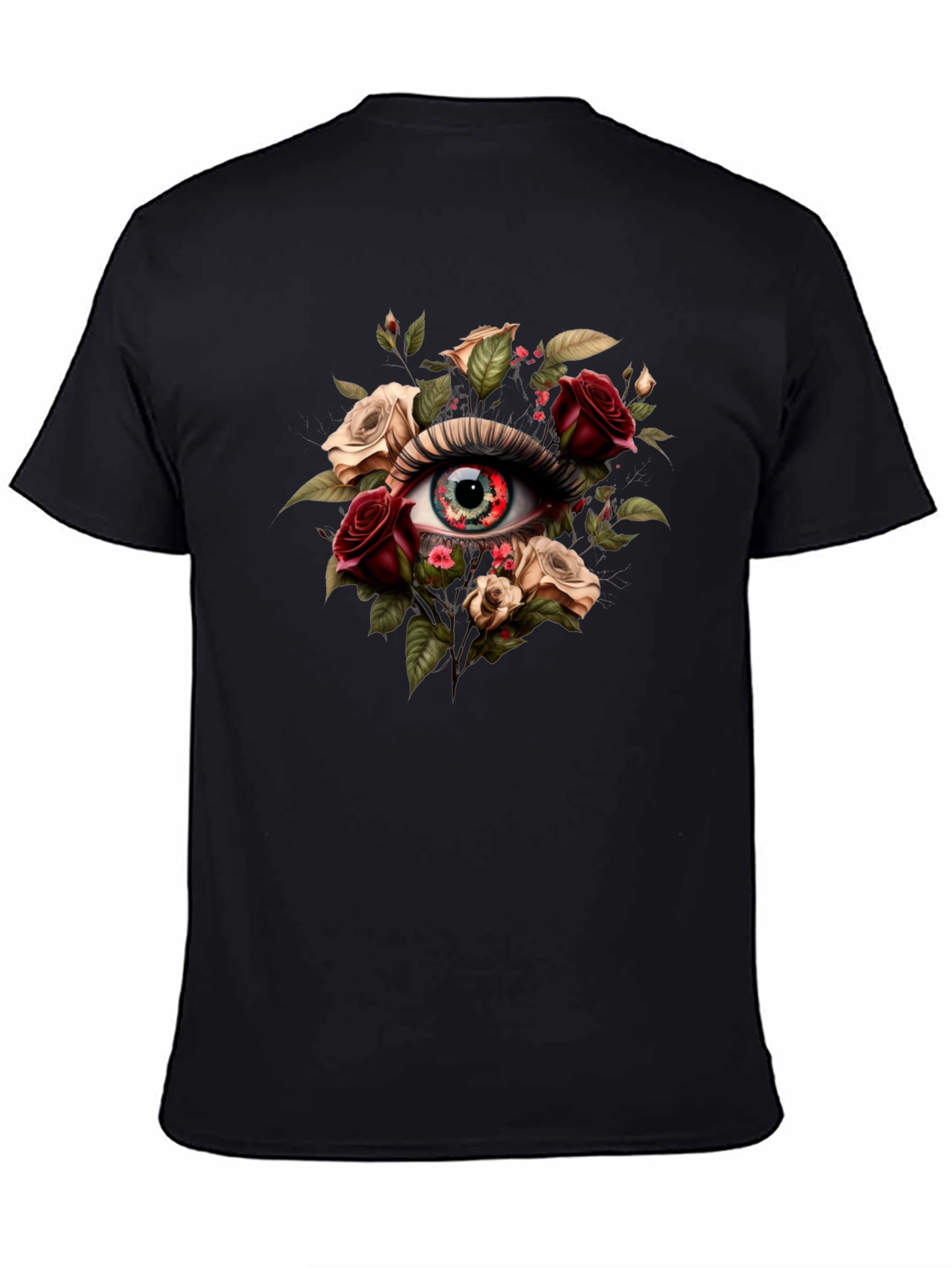 Floral Eye T-Shirt - Unique Graphic Tee