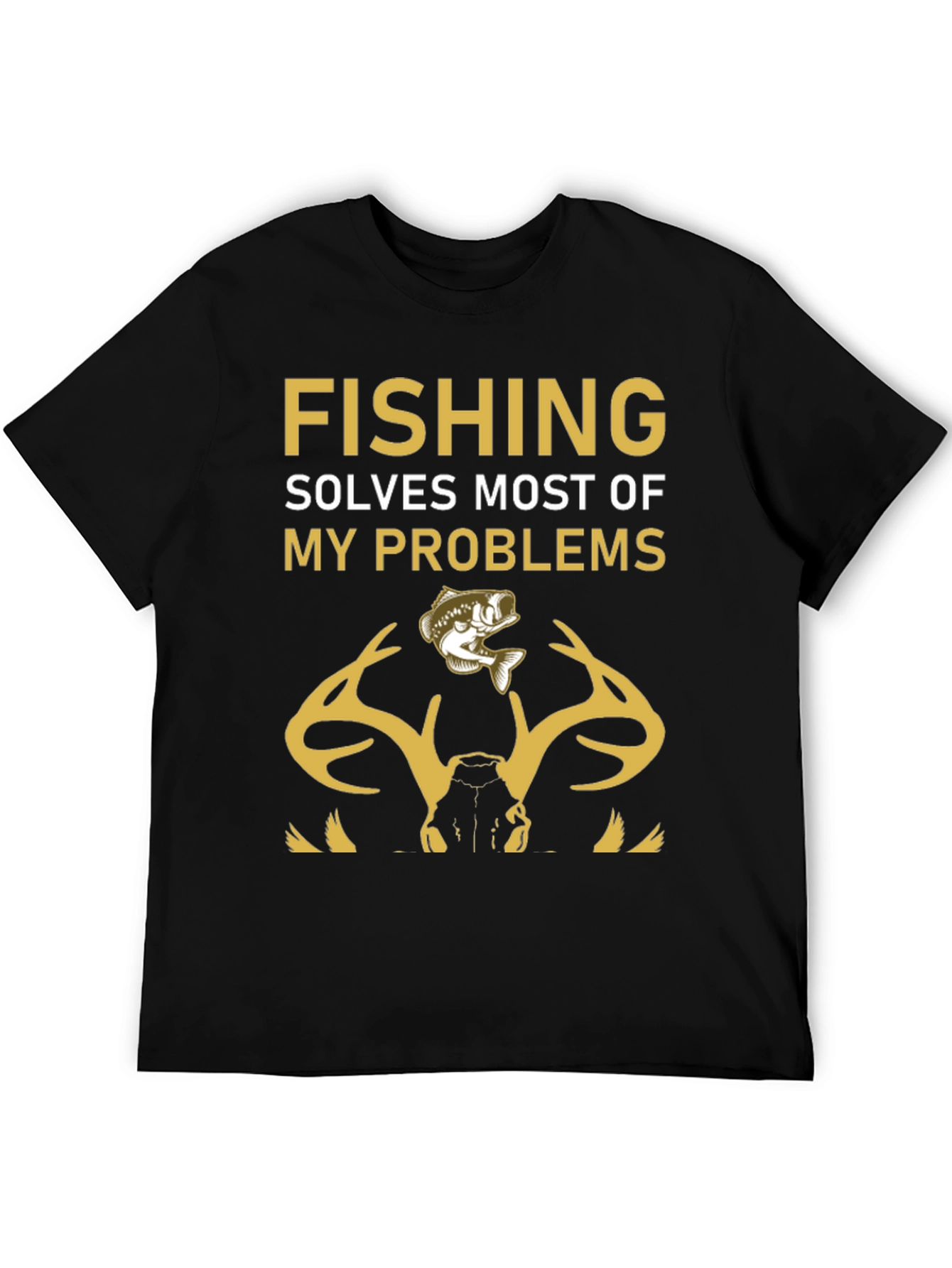 Fishing Solves Problems T-Shirt
