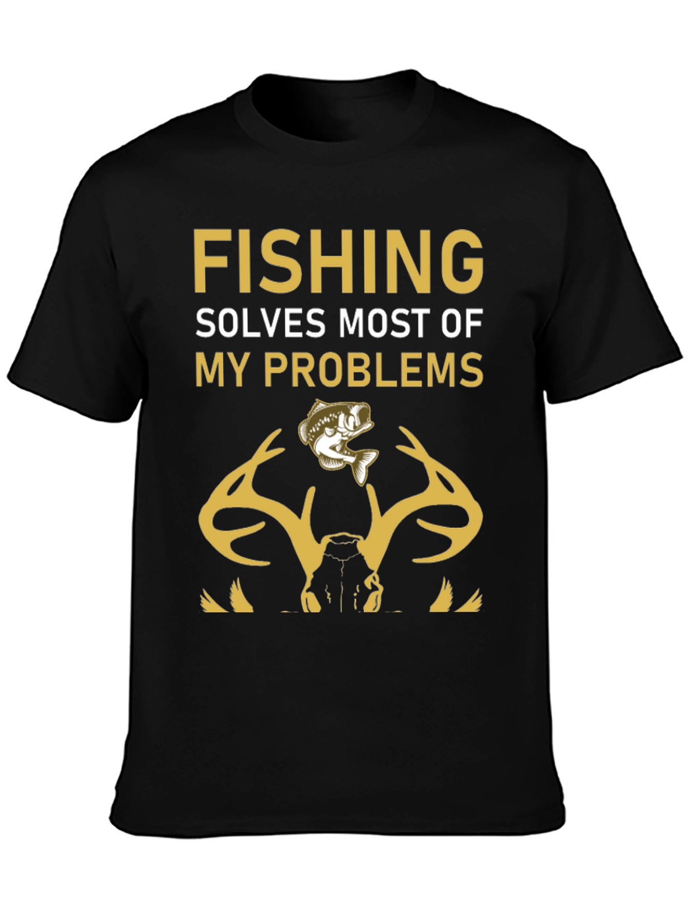 Fishing Solves Problems T-Shirt