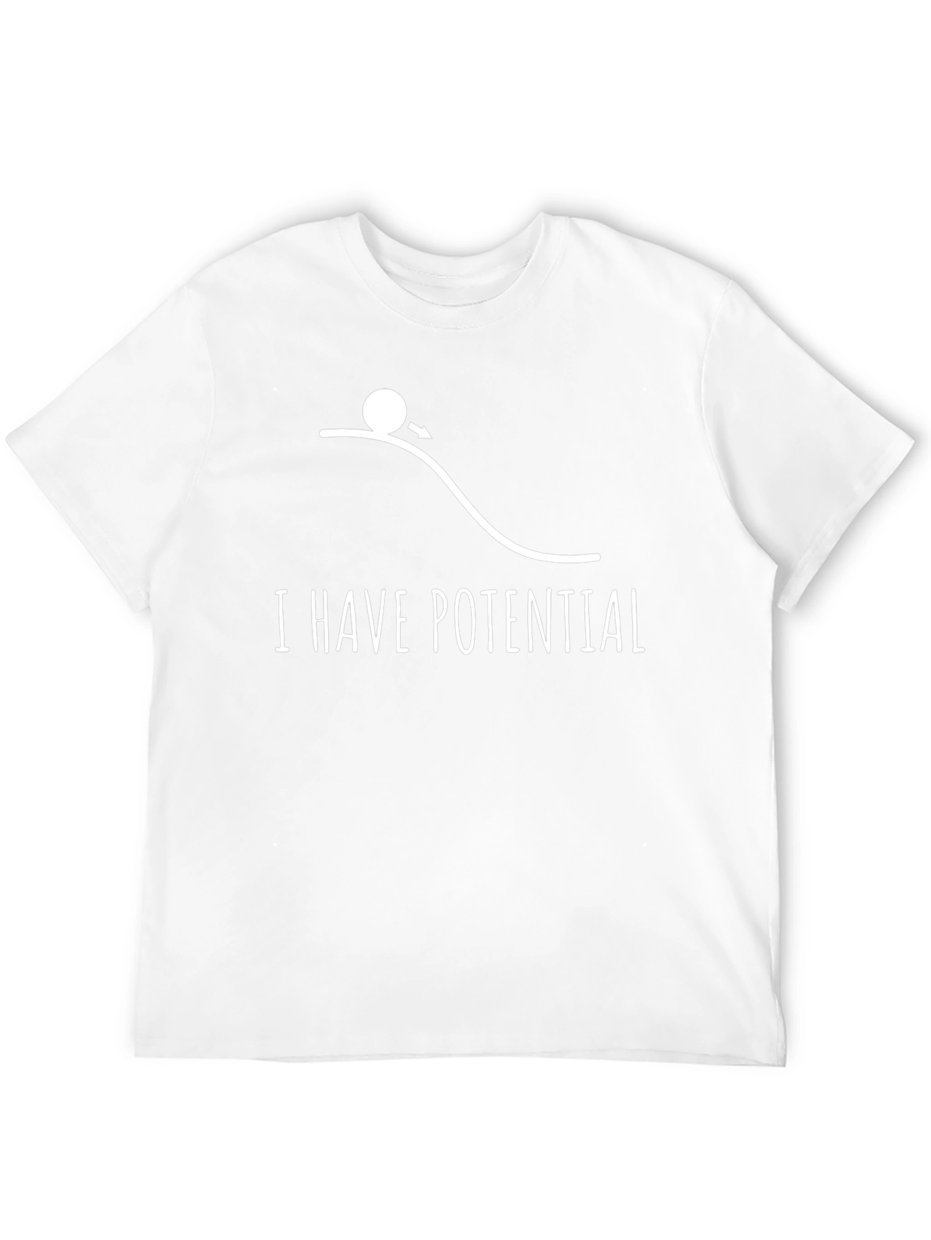I Have Potential Graphic Tee - Black