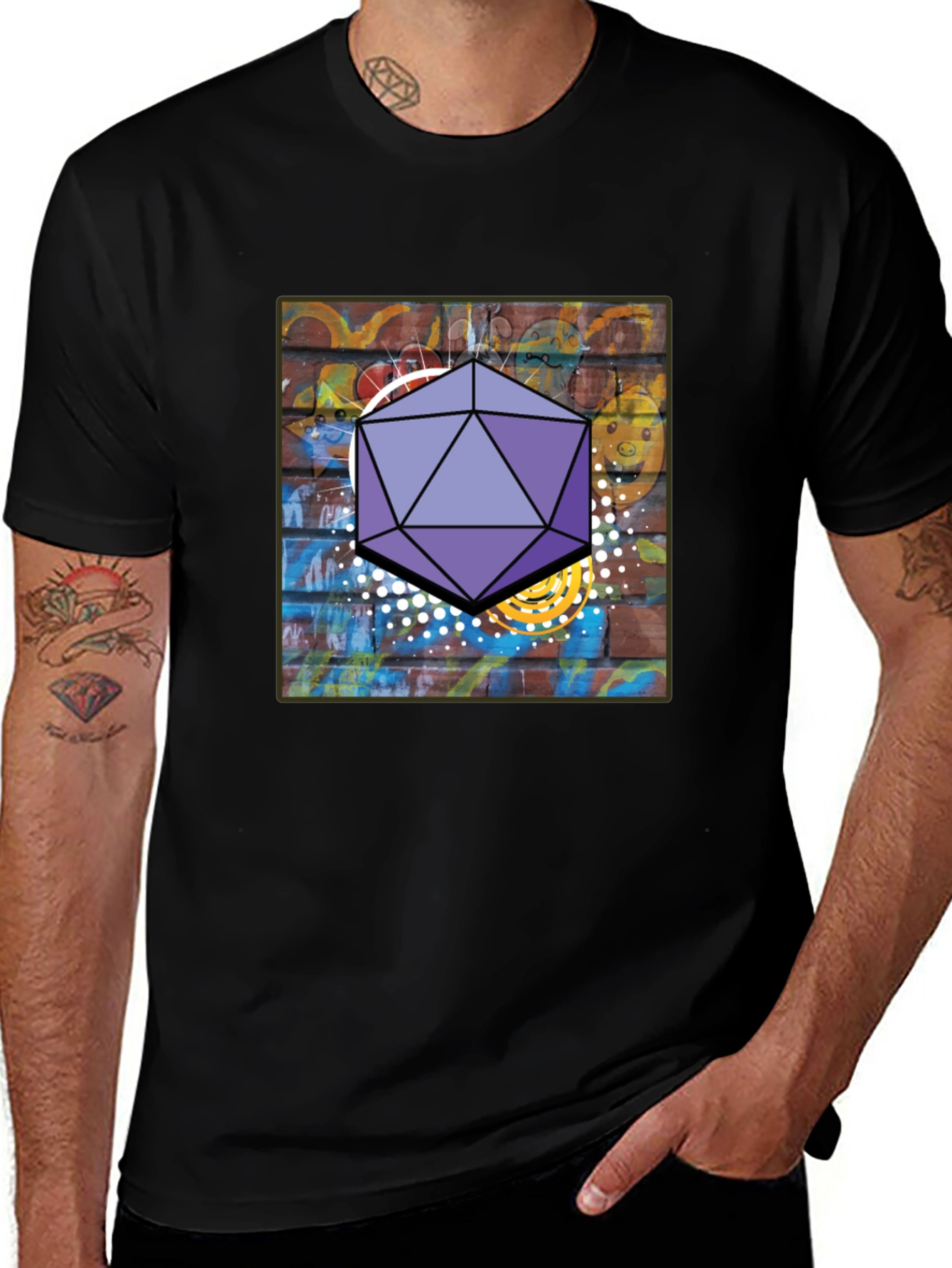 D20 Dice Graphic T-Shirt