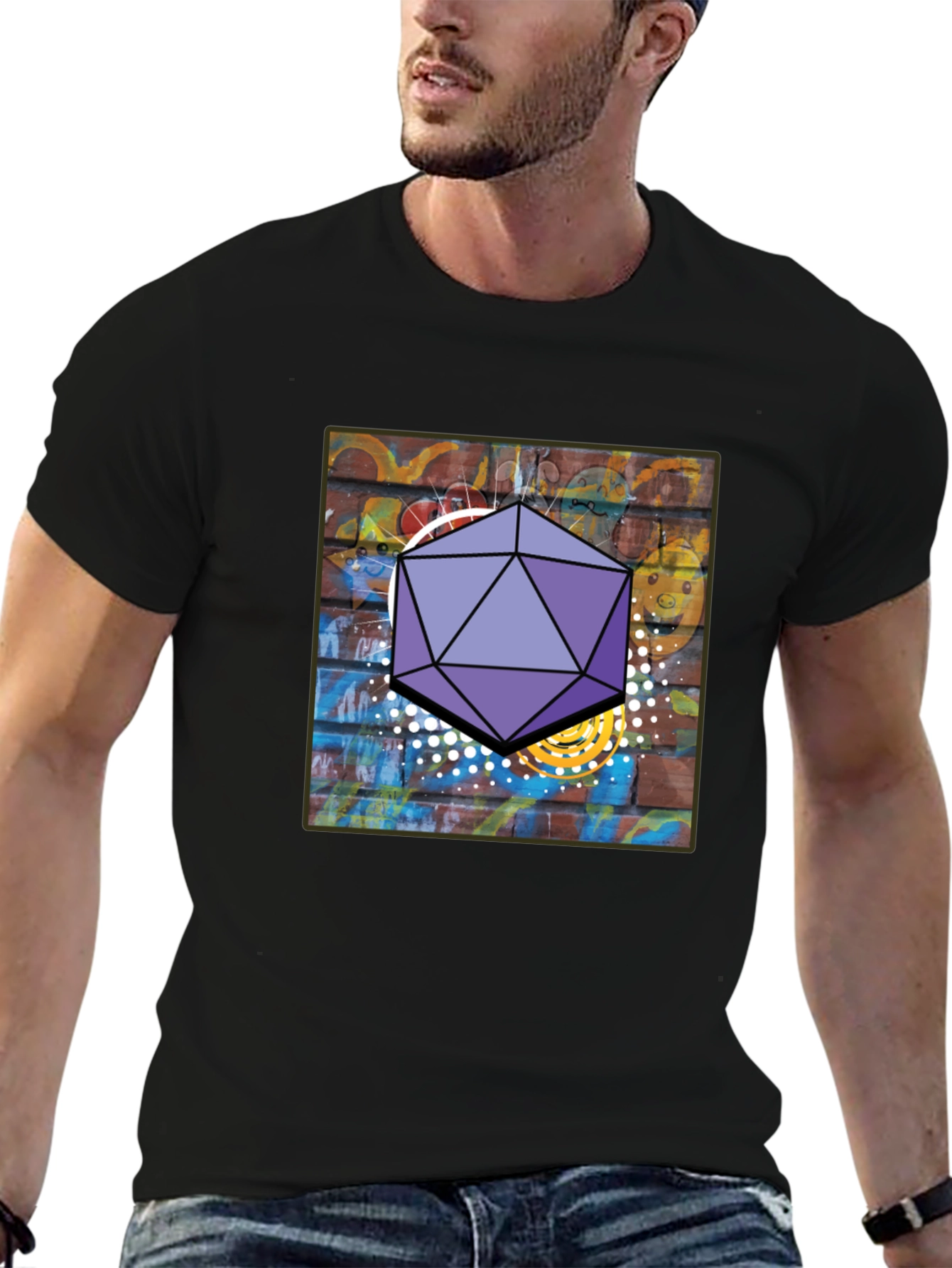 D20 Dice Graphic T-Shirt