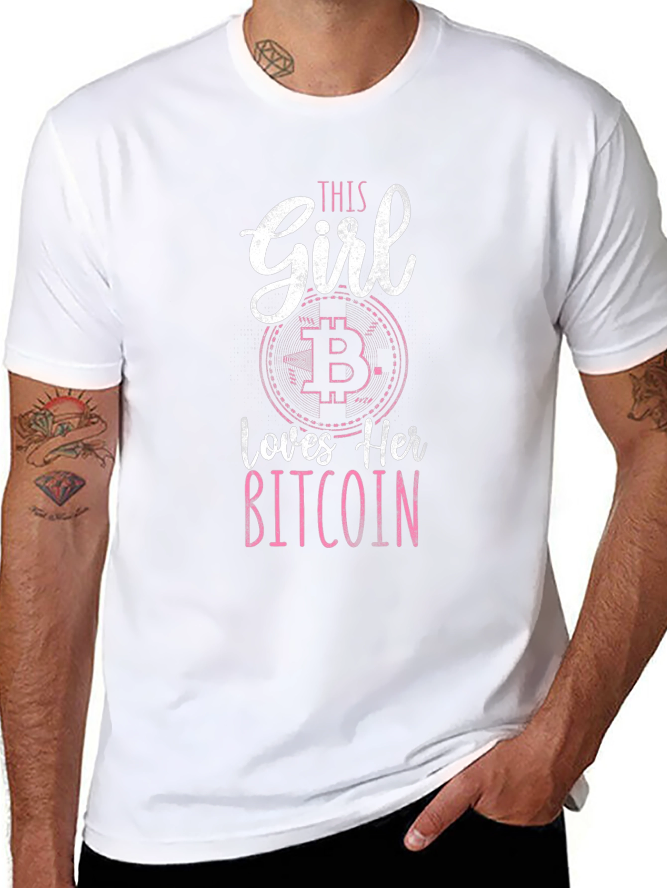 This Girl Loves Her Bitcoin Crypto T-Shirt