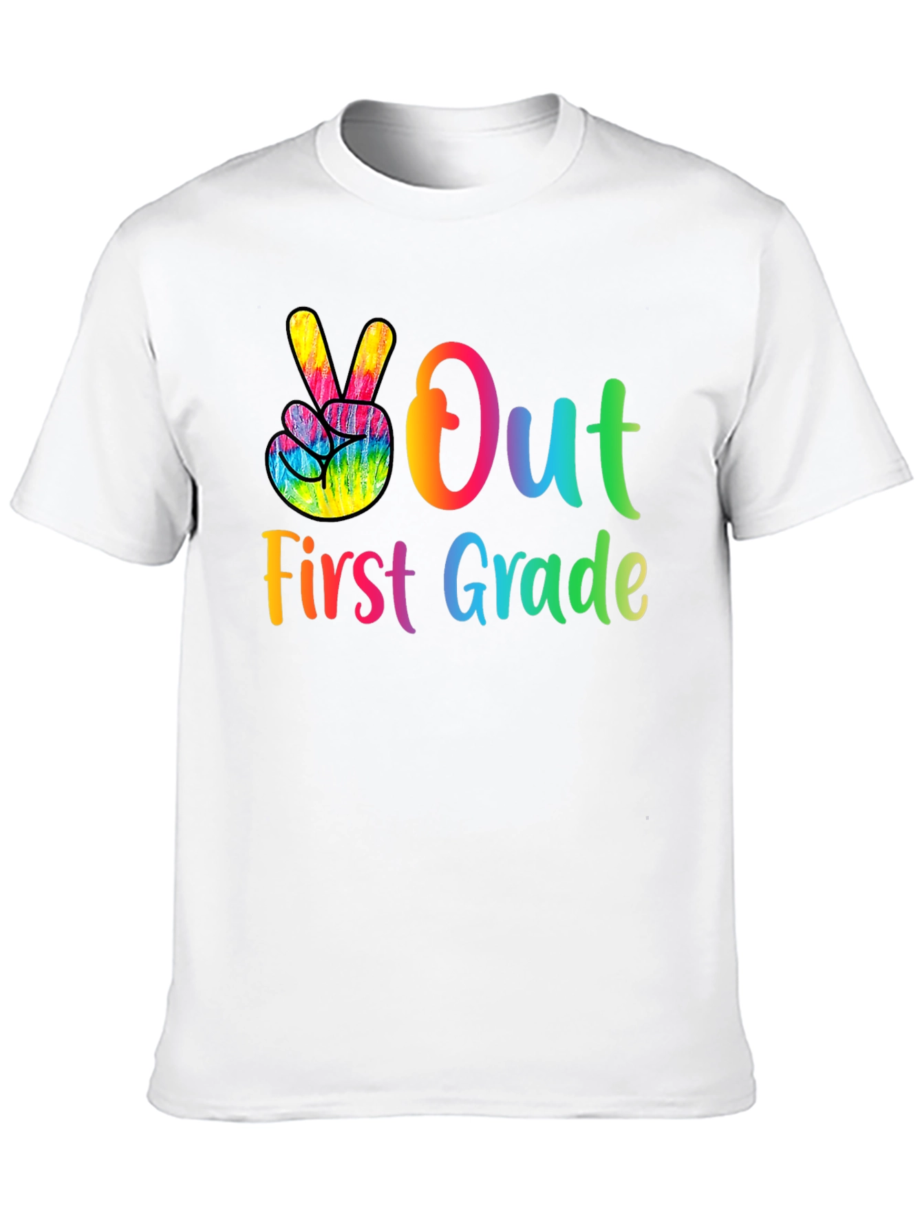 Peace Out First Grade T-Shirt - Back to School