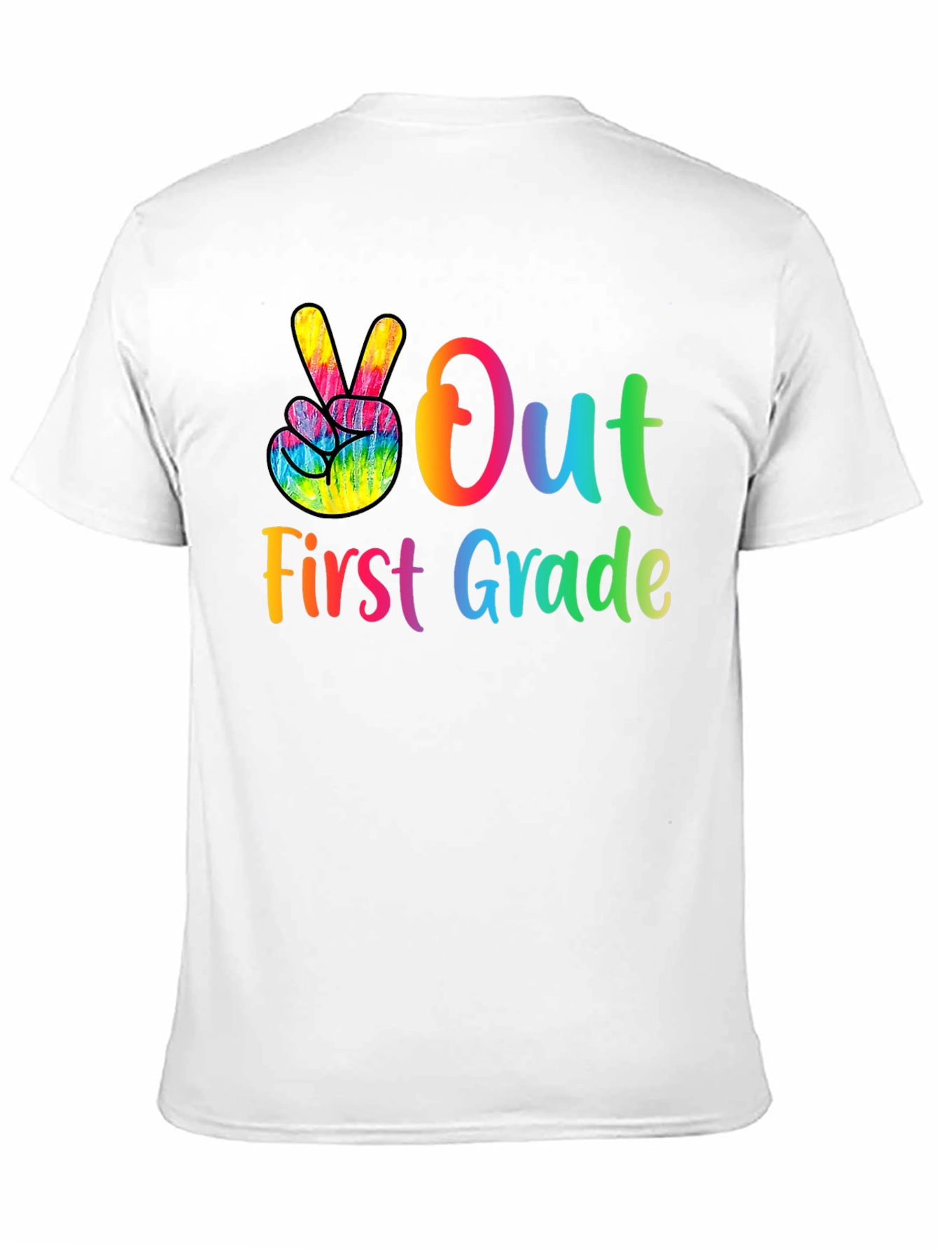 Peace Out First Grade T-Shirt - Back to School