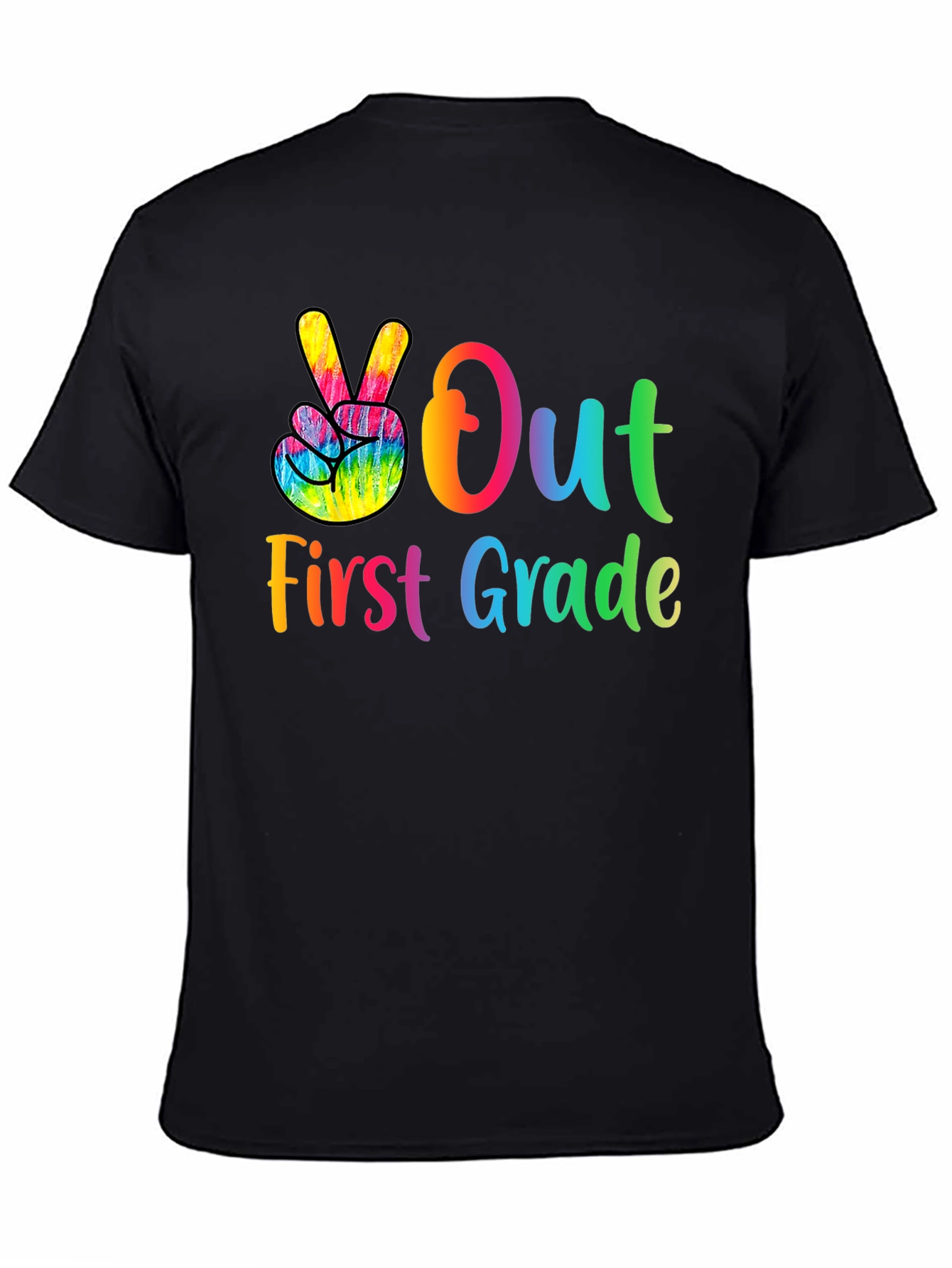 Peace Out First Grade T-Shirt - Back to School