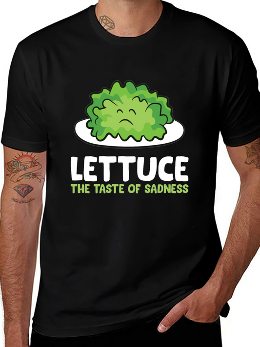 Lettuce Taste of Sadness T-Shirt - Funny Vegan Tee