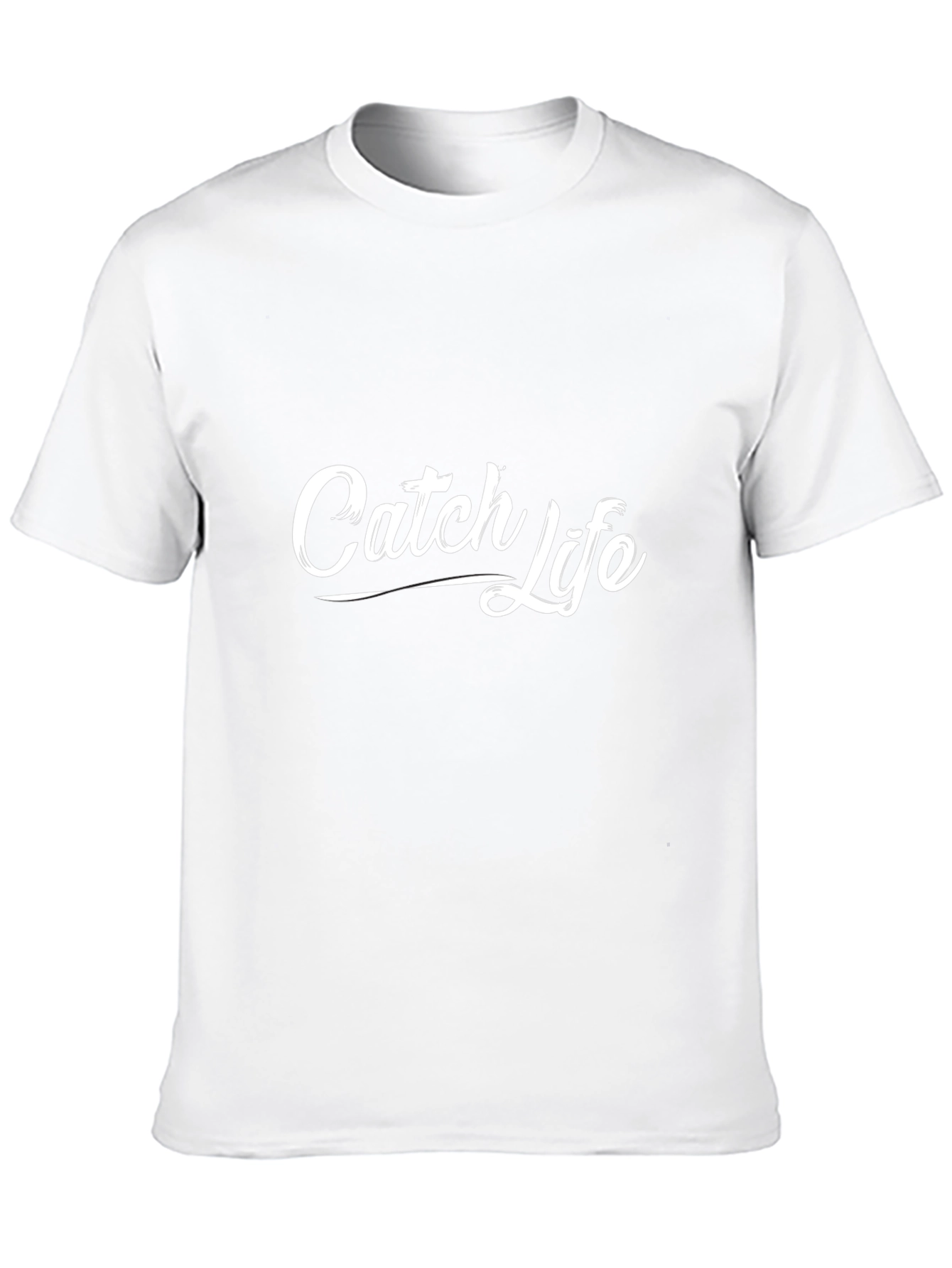 Catch Life Graphic Tee - Premium Cotton Comfort