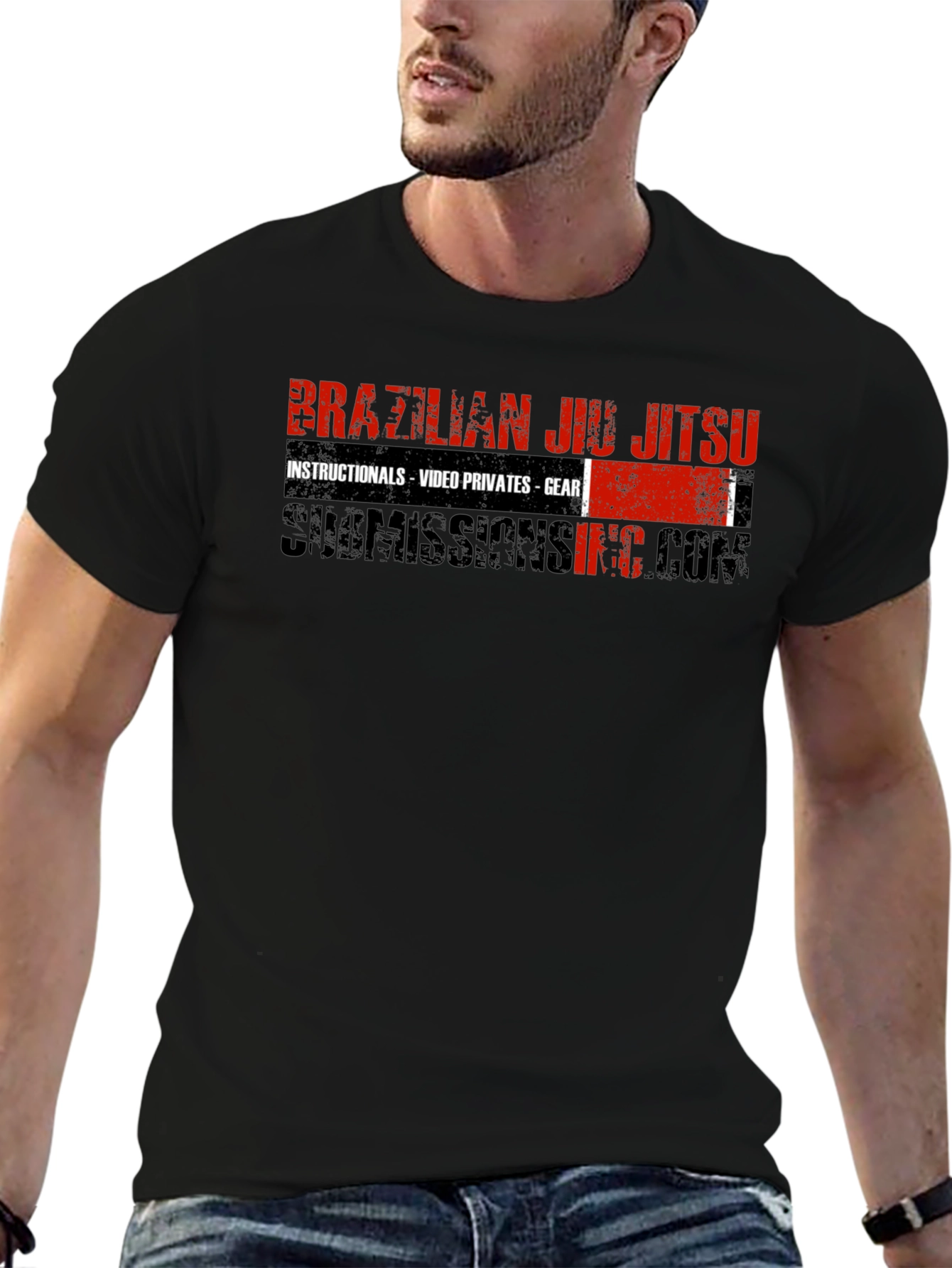 Brazilian Jiu Jitsu Black Graphic Tee