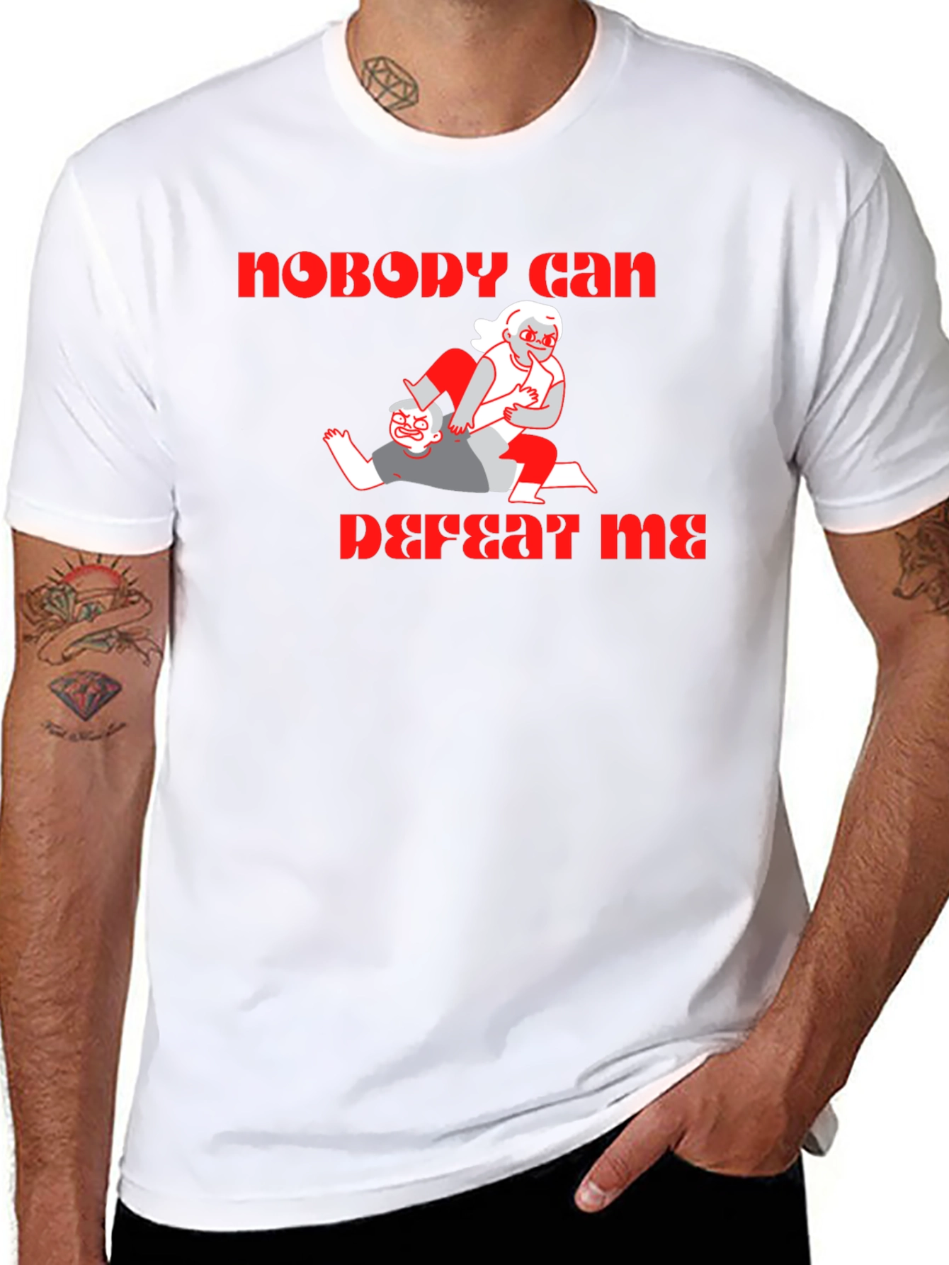 Nobody Can Defeat Me T-Shirt