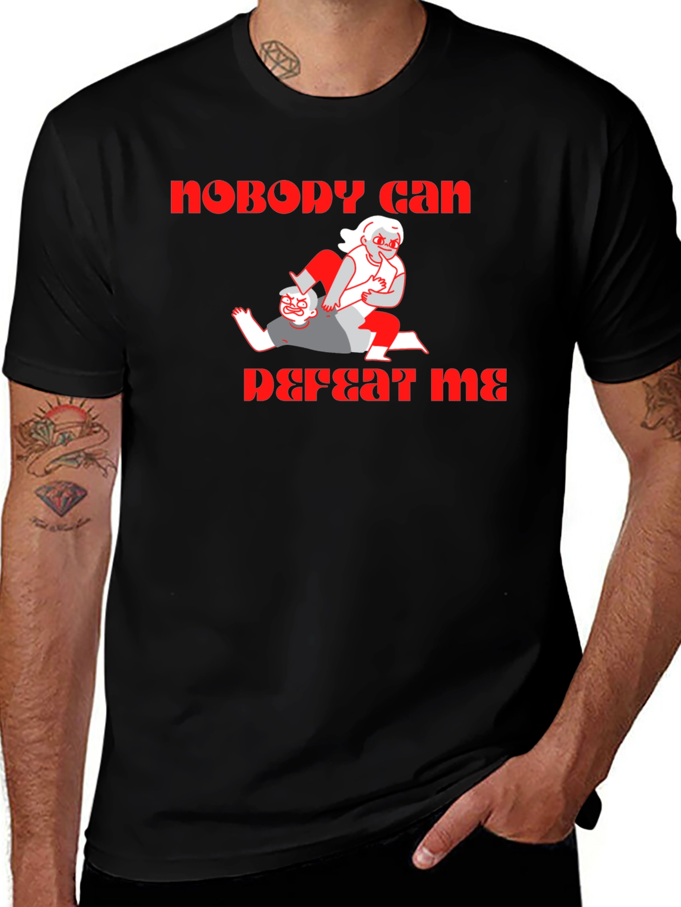 Nobody Can Defeat Me T-Shirt