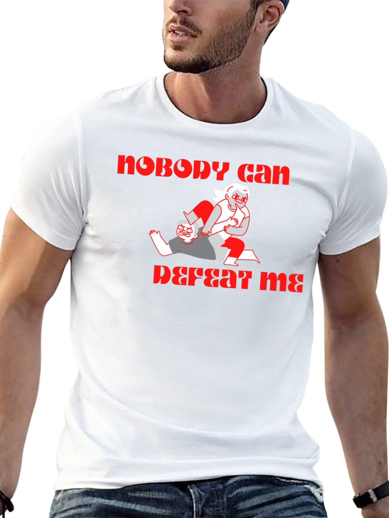 Nobody Can Defeat Me T-Shirt