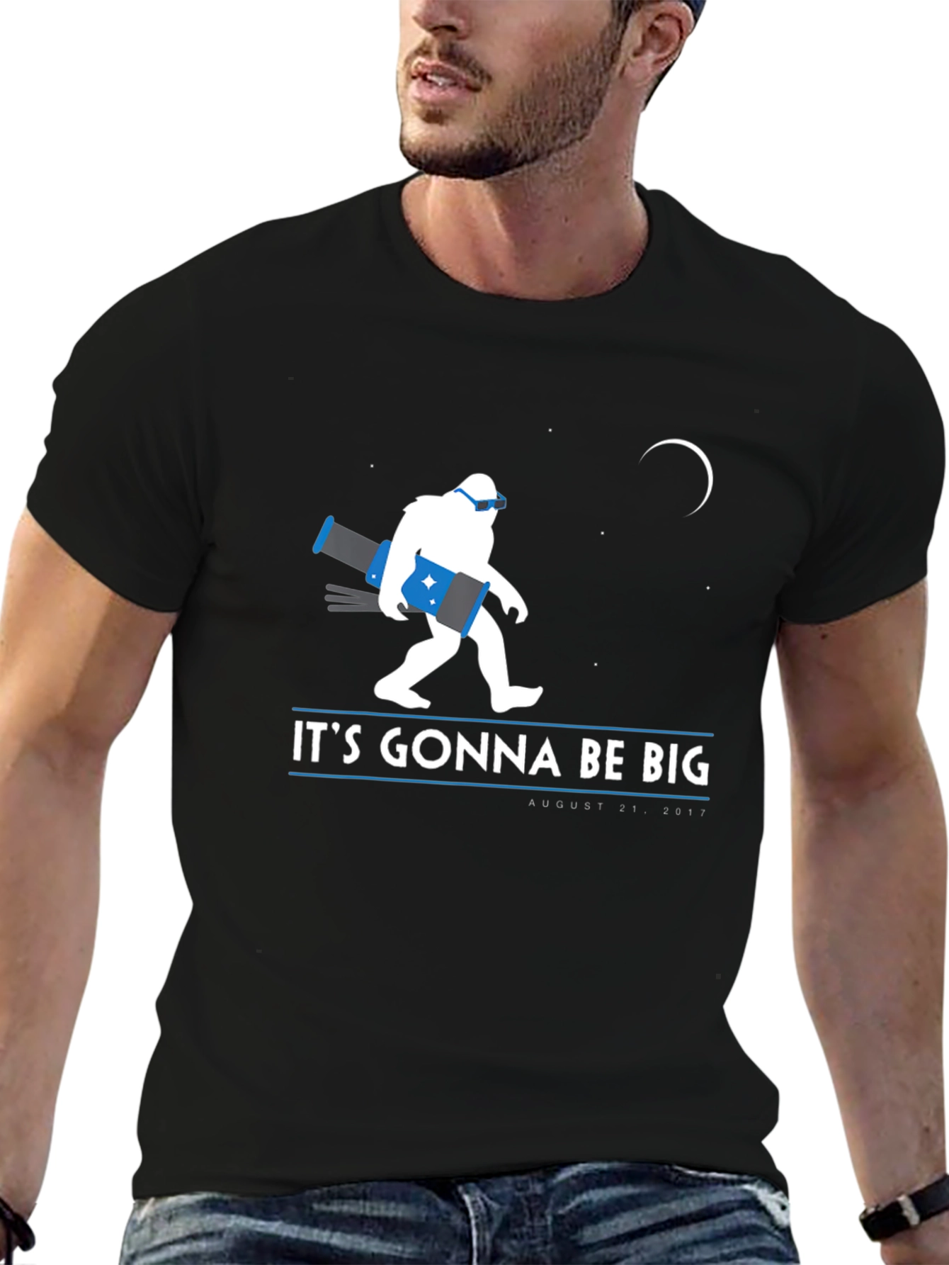 Bigfoot Total Solar Eclipse T-Shirt
