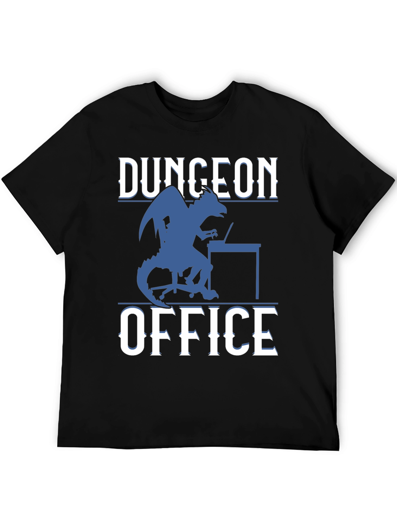 Dungeon Office Graphic Tee - Fantasy Gamer Shirt