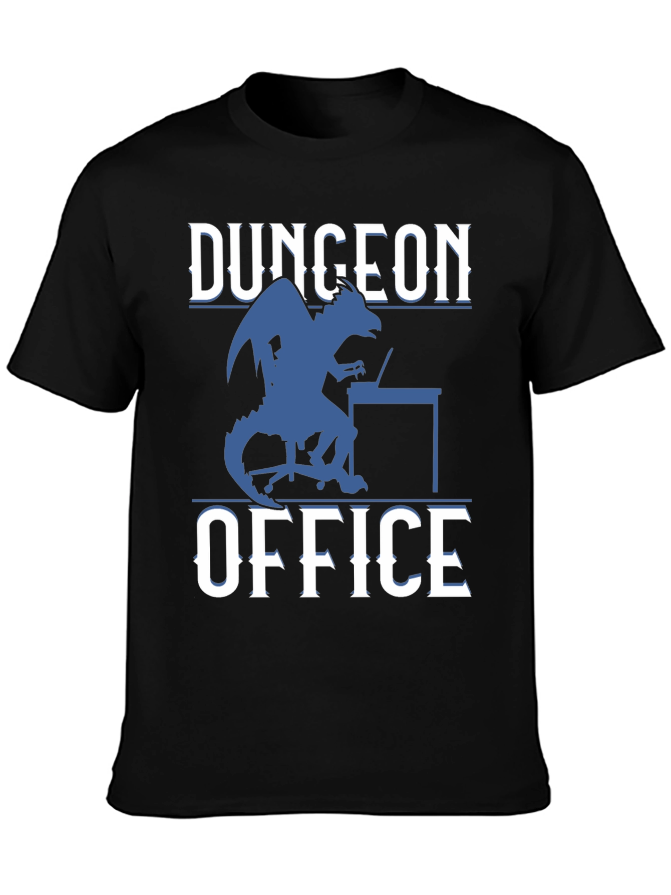 Dungeon Office Graphic Tee - Fantasy Gamer Shirt