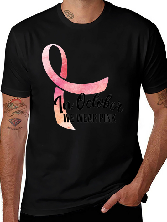 In October We Wear Pink T-Shirt