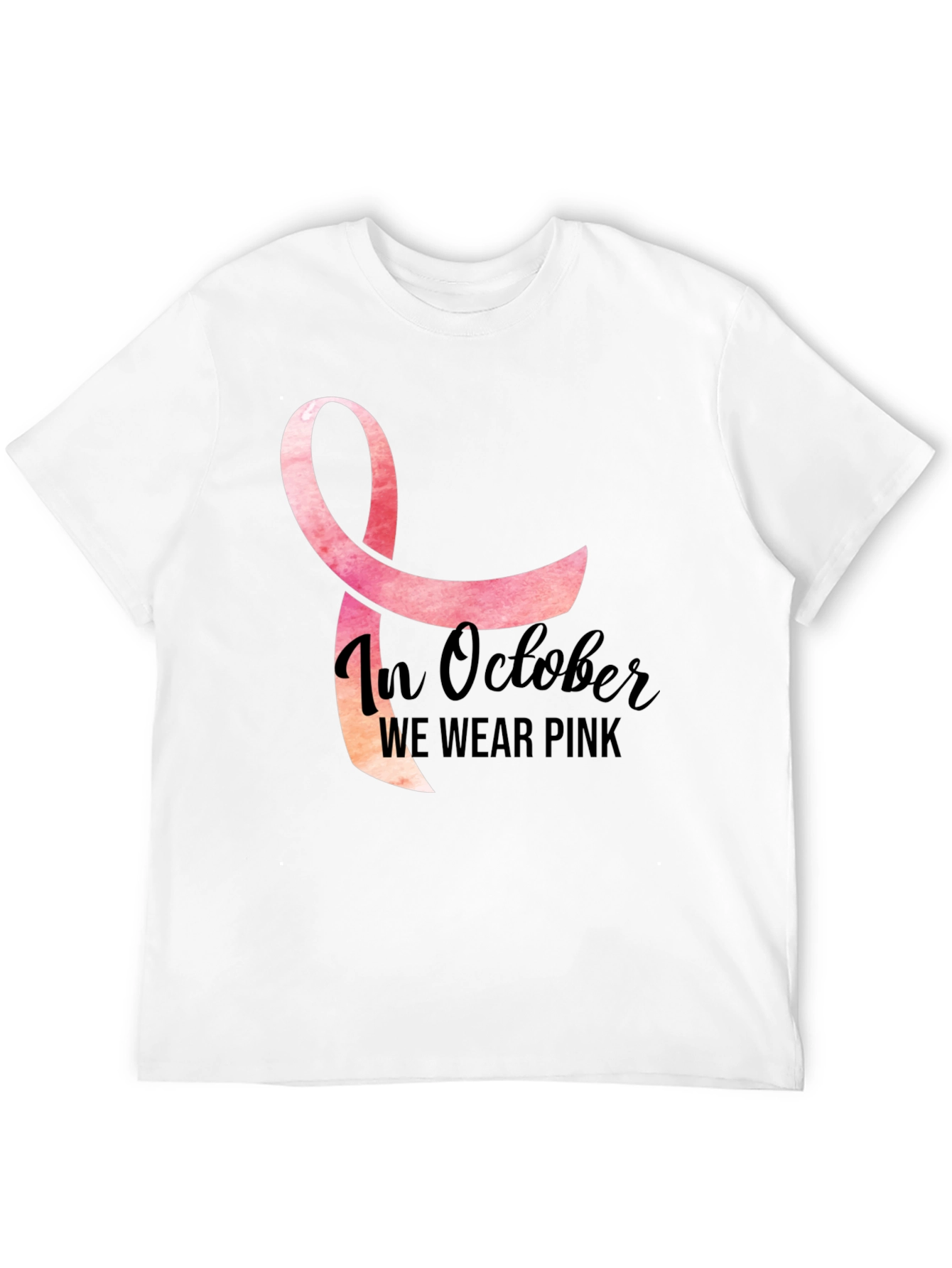 In October We Wear Pink T-Shirt