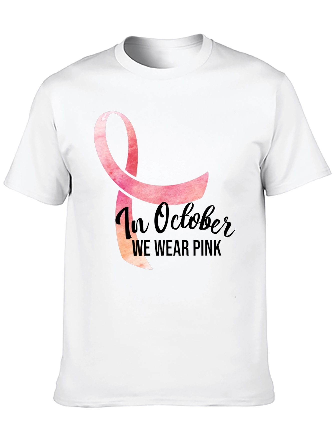 In October We Wear Pink T-Shirt