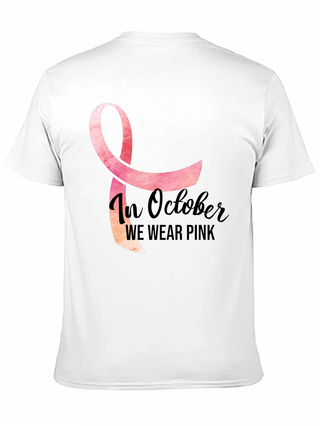 In October We Wear Pink T-Shirt