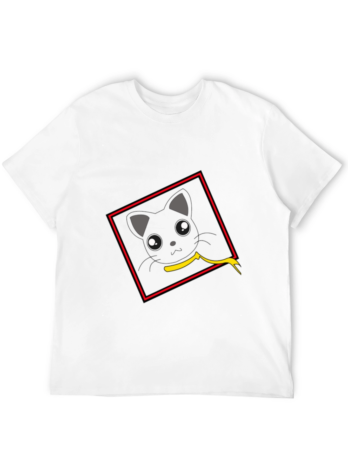 Cool Cat Graphic Tee - Black