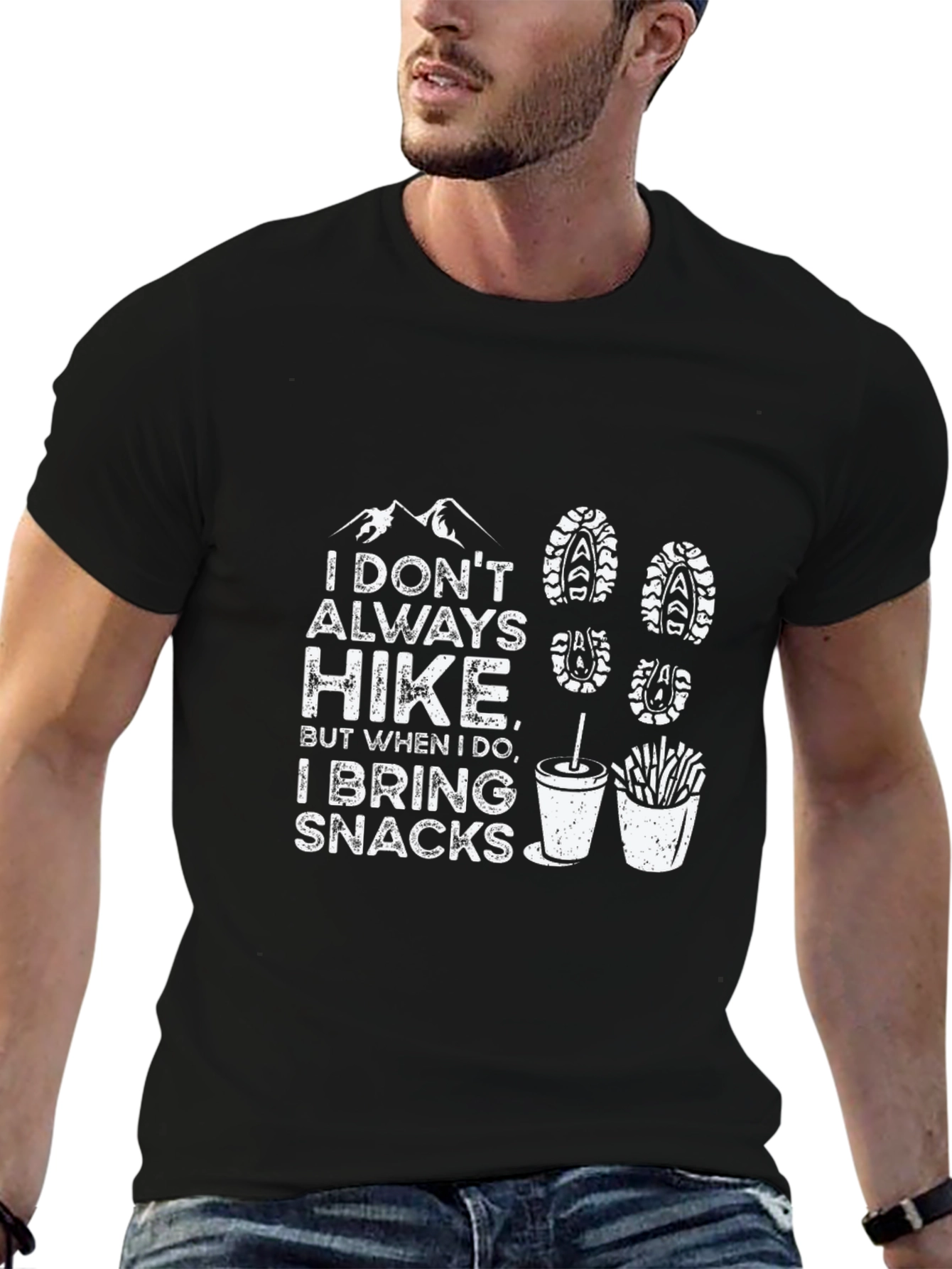 Hiking Snacks Graphic Tee - Outdoor Adventure