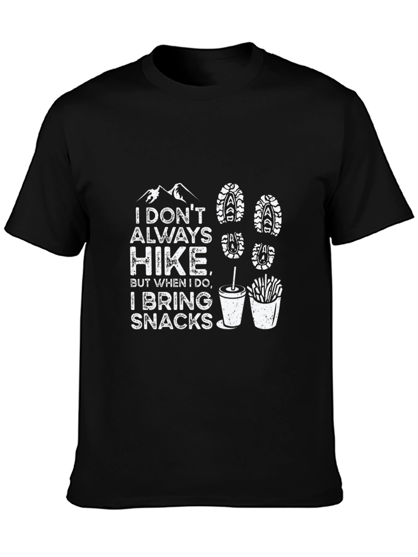 Hiking Snacks Graphic Tee - Outdoor Adventure