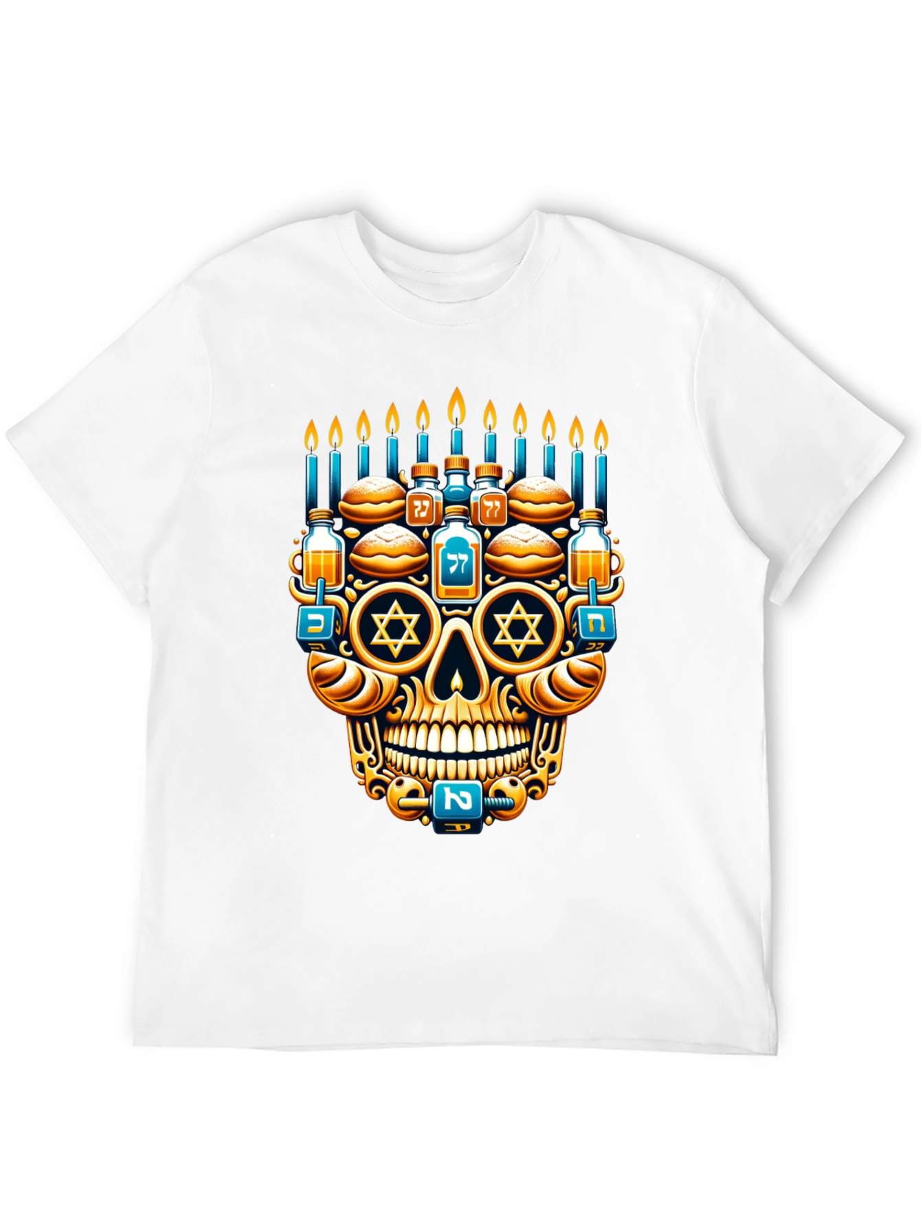 Hanukkah Skull T-Shirt