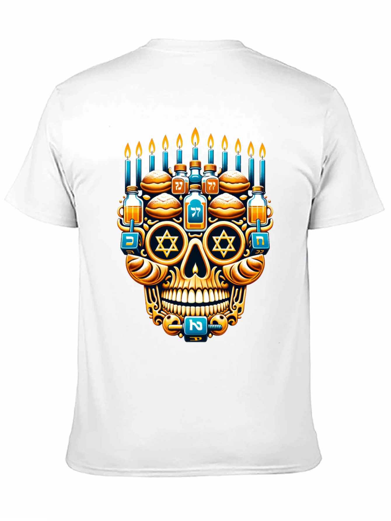 Hanukkah Skull T-Shirt