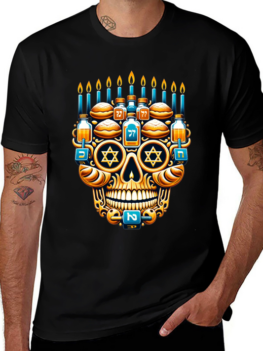 Hanukkah Skull T-Shirt