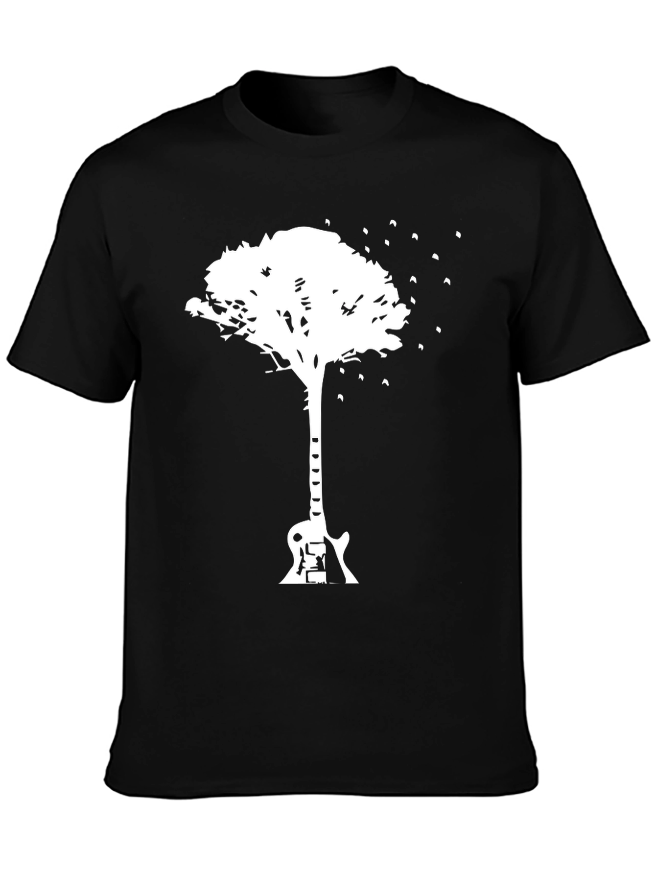 Guitar Tree Graphic T-Shirt - Music Lover Tee
