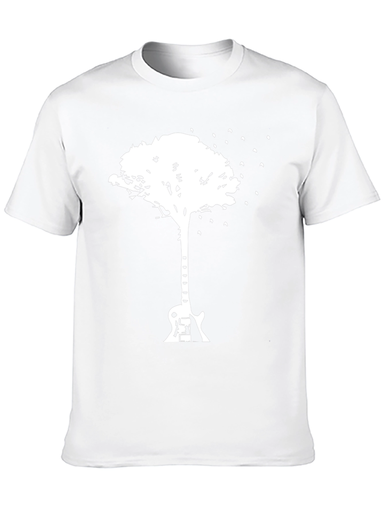 Guitar Tree Graphic T-Shirt - Music Lover Tee