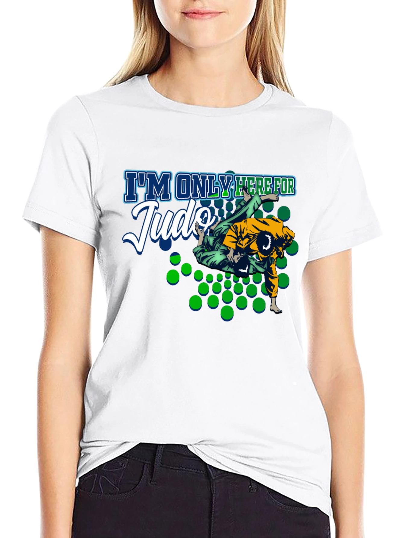 Judo T-Shirt - Im Only Here For Judo