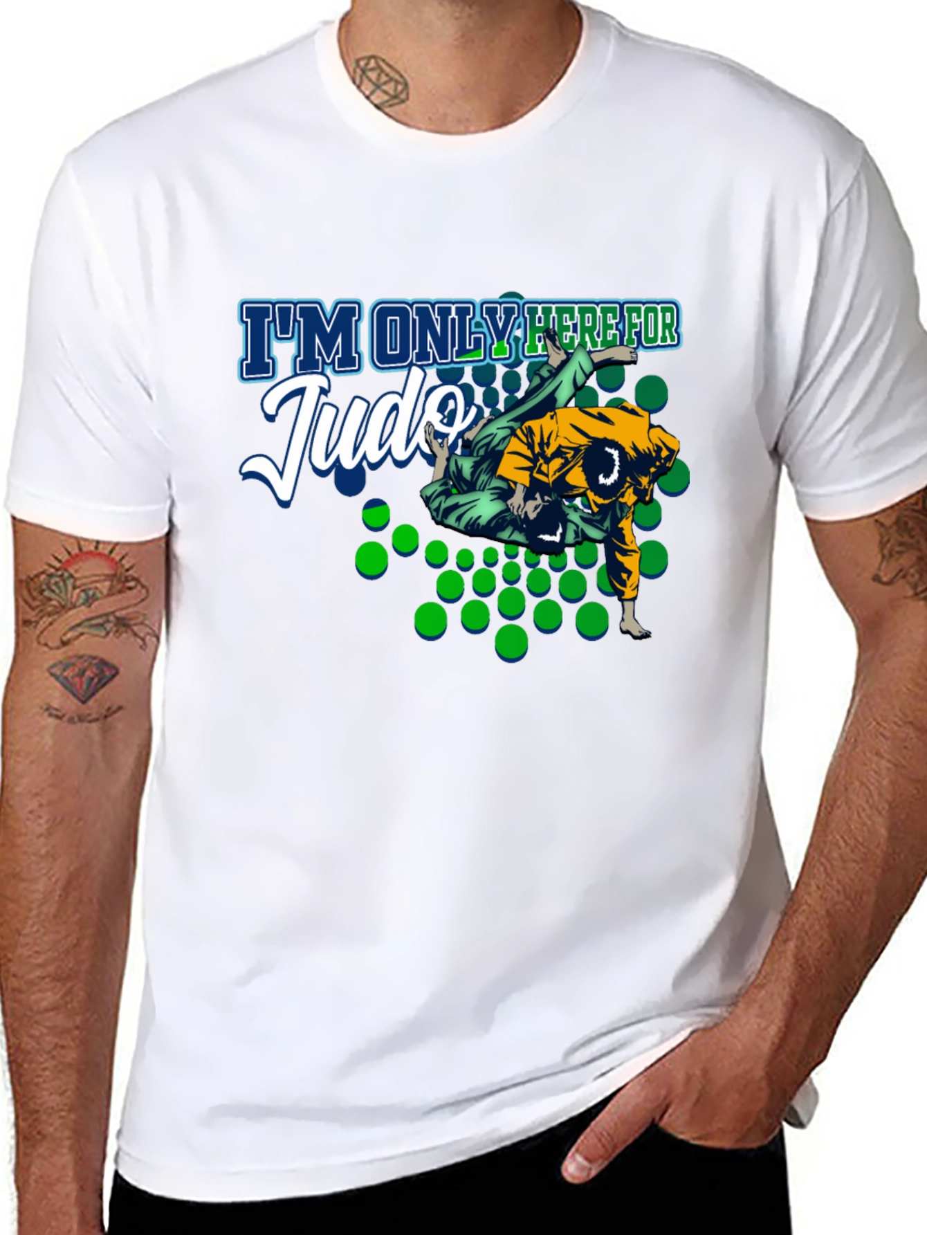 Judo T-Shirt - Im Only Here For Judo