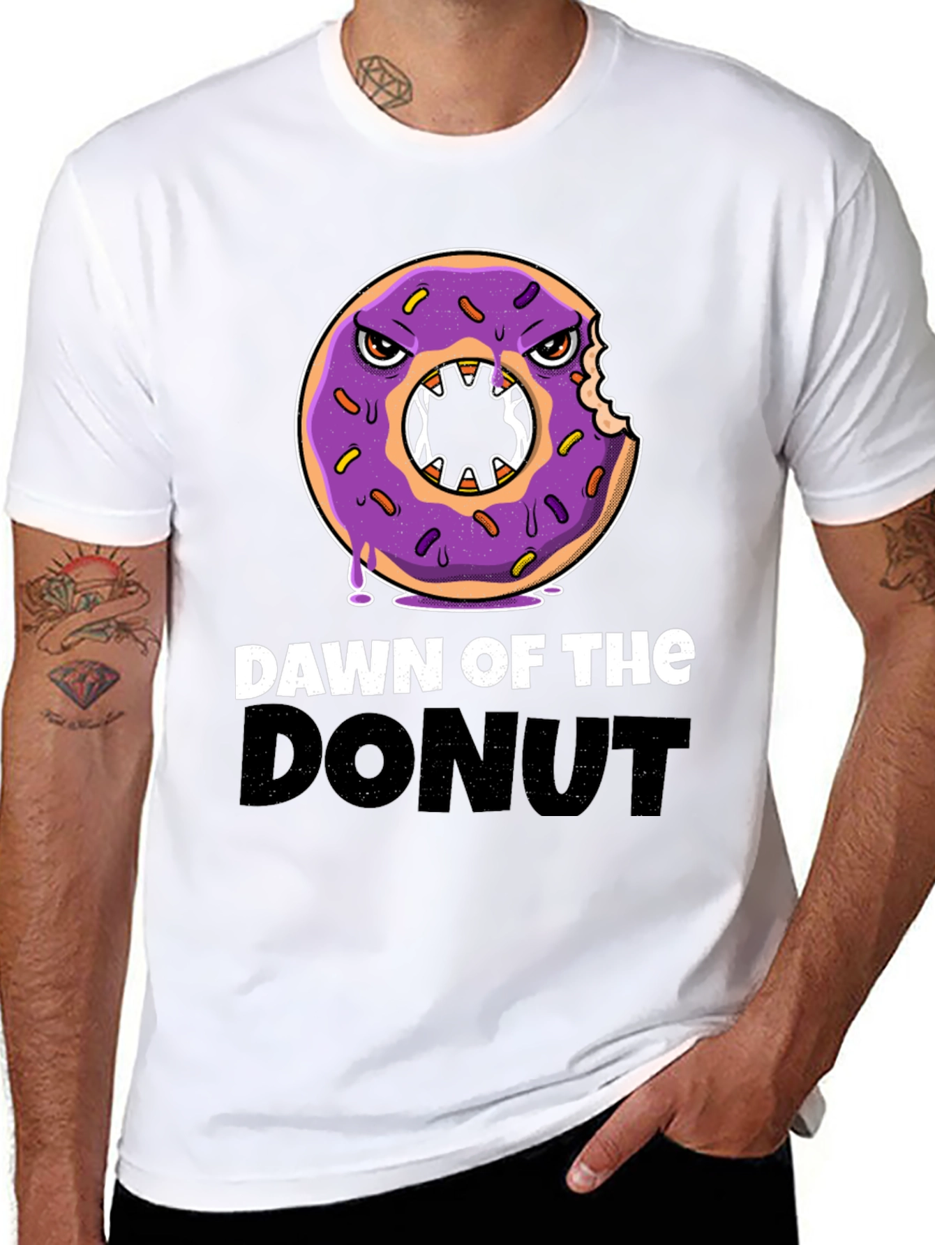 Dawn of the Donut Graphic T-Shirt
