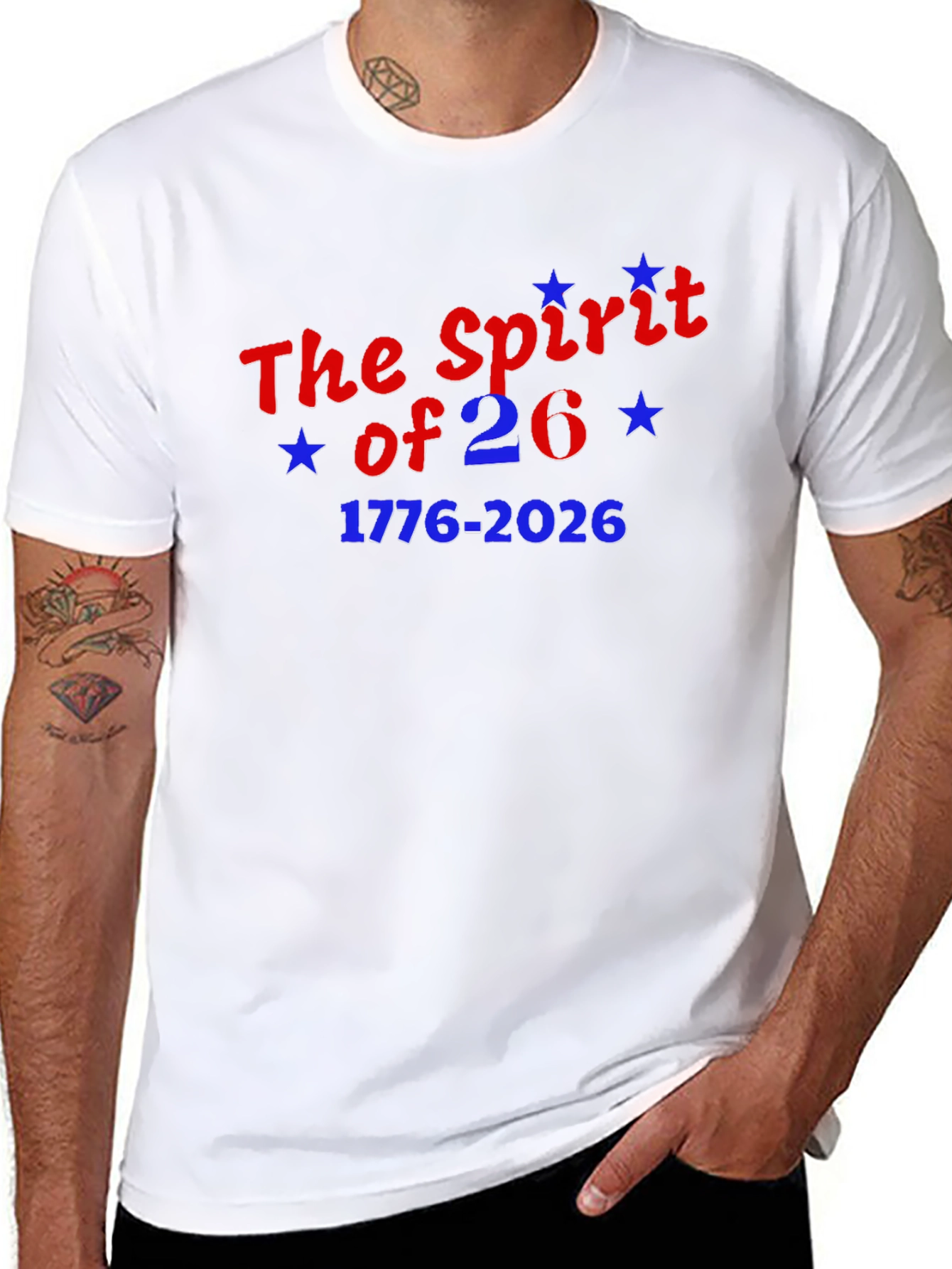 Spirit of 26 T-shirt Patriotic Tee