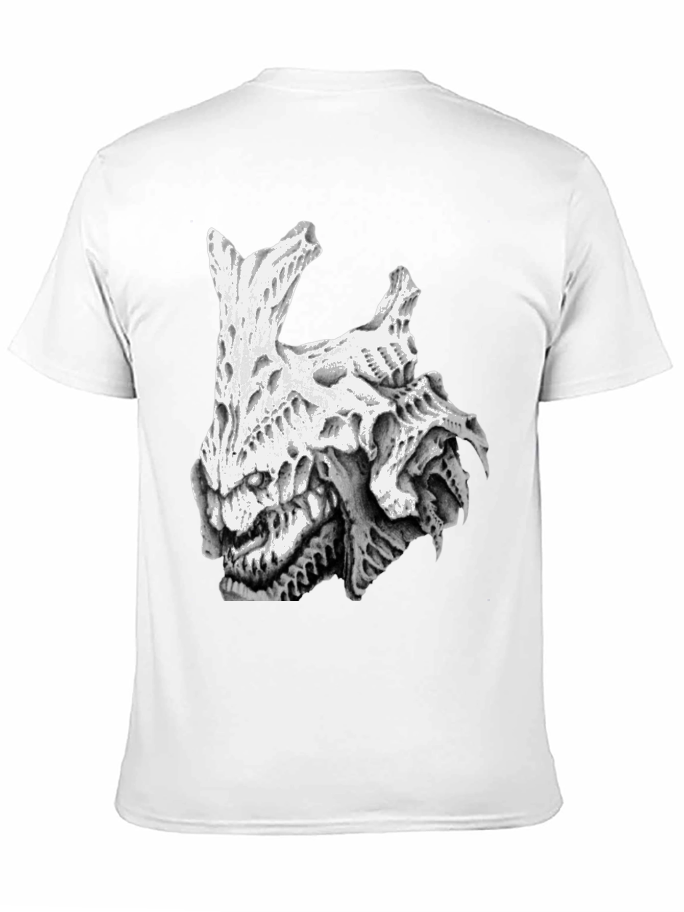 Monster Graphic Print Black Tee