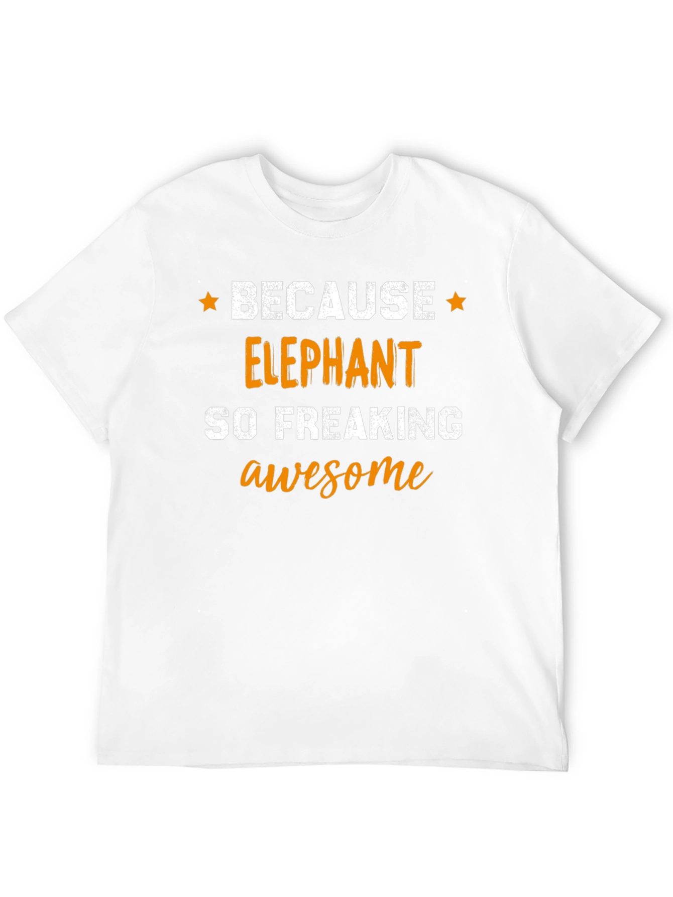 Elephant Awesome T-Shirt - Black