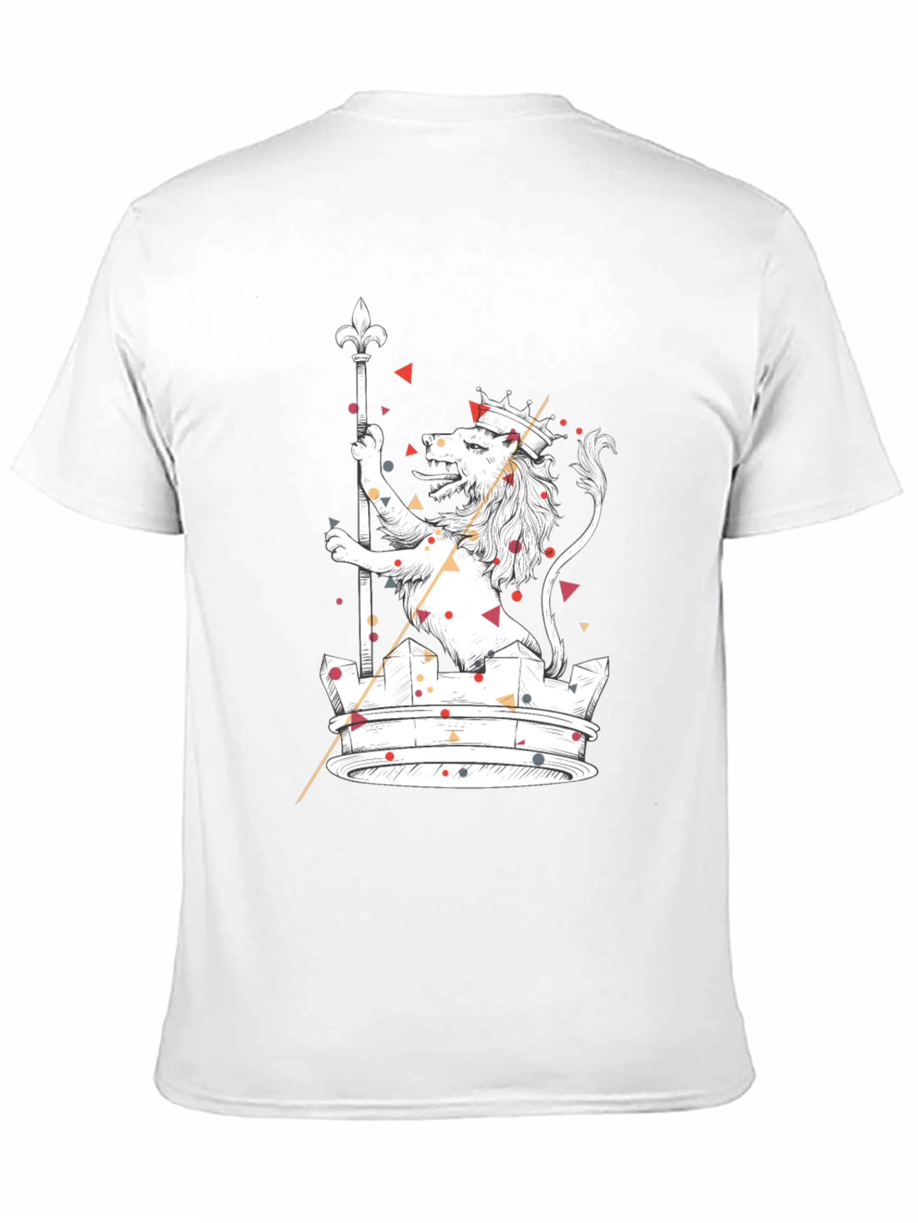 Lion Crown Graphic Tee - Cool Graphic Print