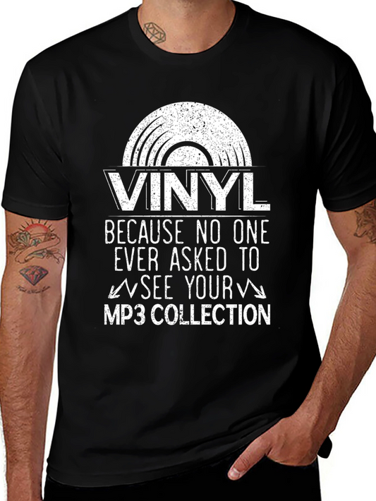Vinyl Record T-Shirt - Music Lover Tee