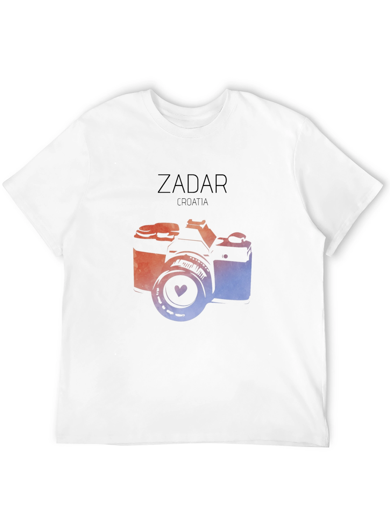 Zadar Croatia Camera Graphic T-Shirt