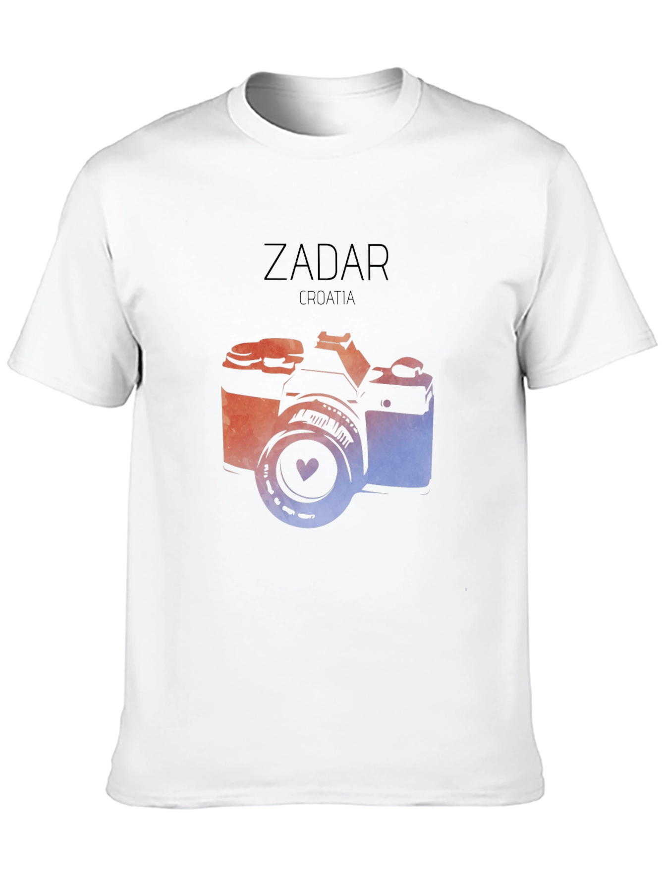 Zadar Croatia Camera Graphic T-Shirt