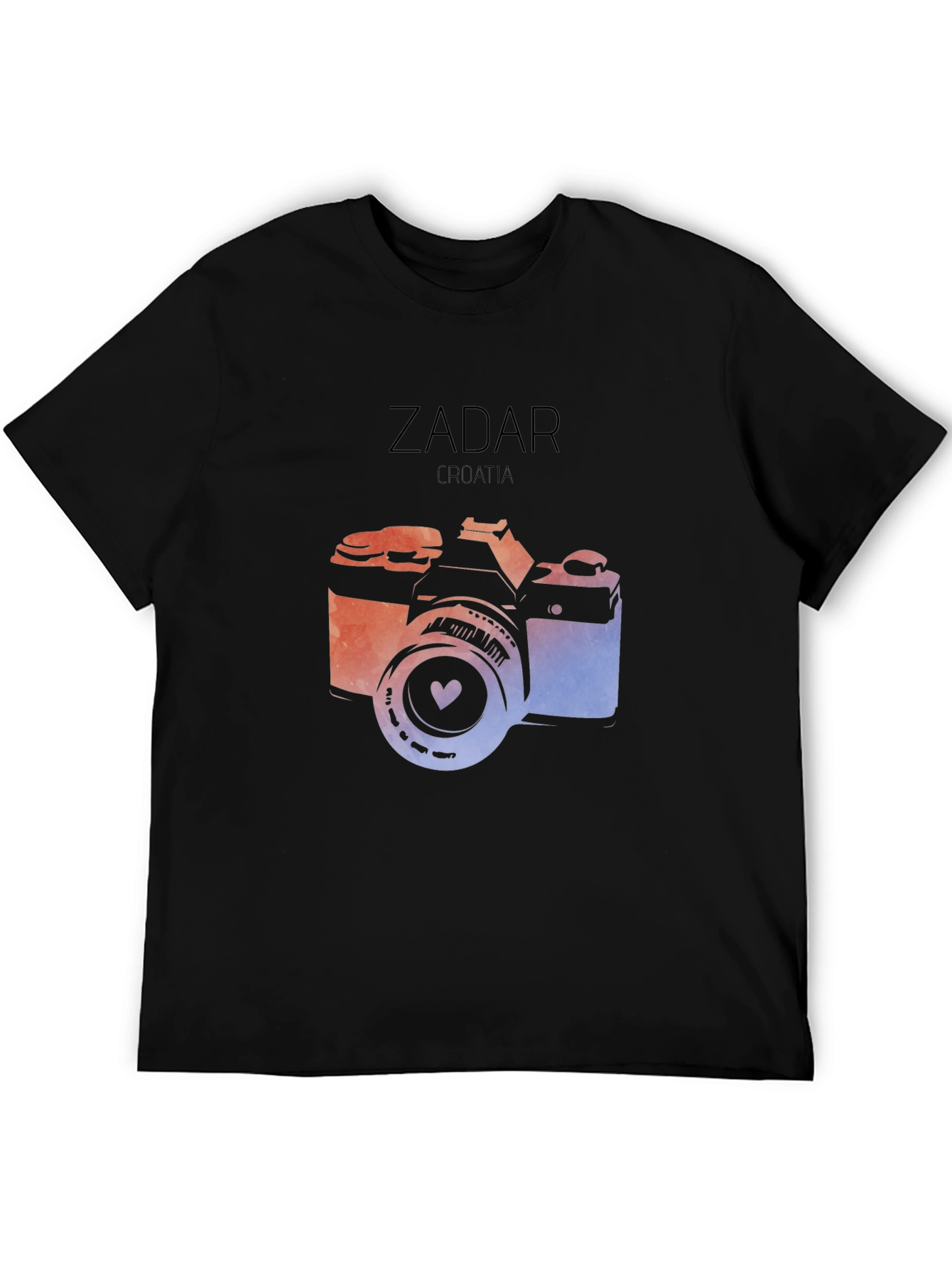 Zadar Croatia Camera Graphic T-Shirt