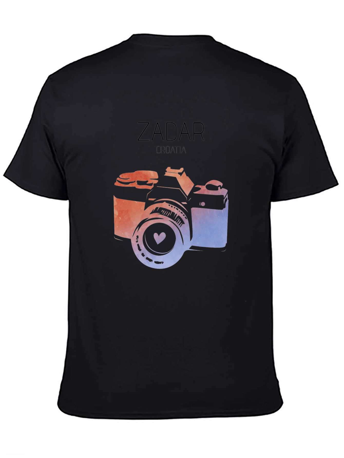 Zadar Croatia Camera Graphic T-Shirt