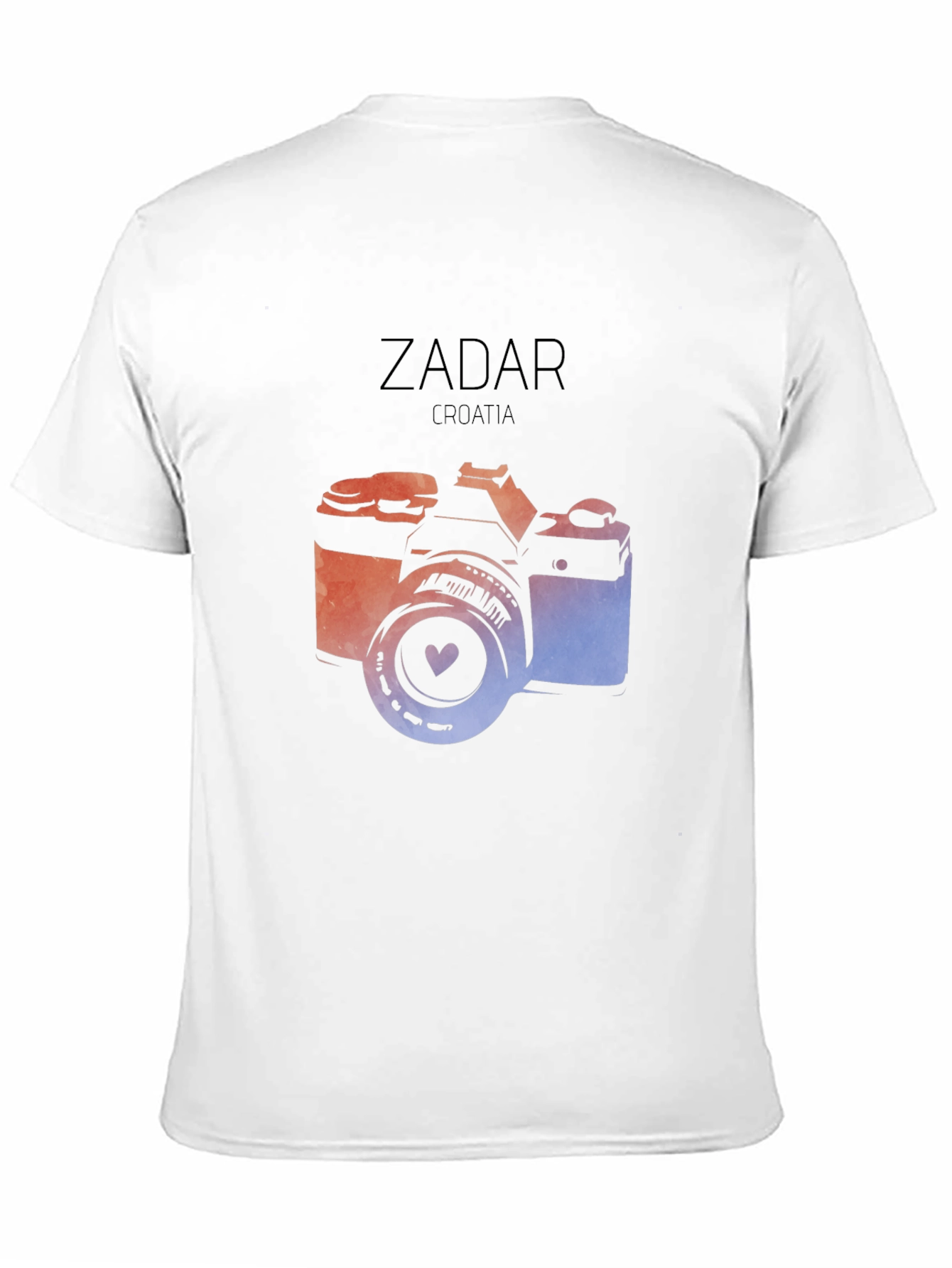 Zadar Croatia Camera Graphic T-Shirt