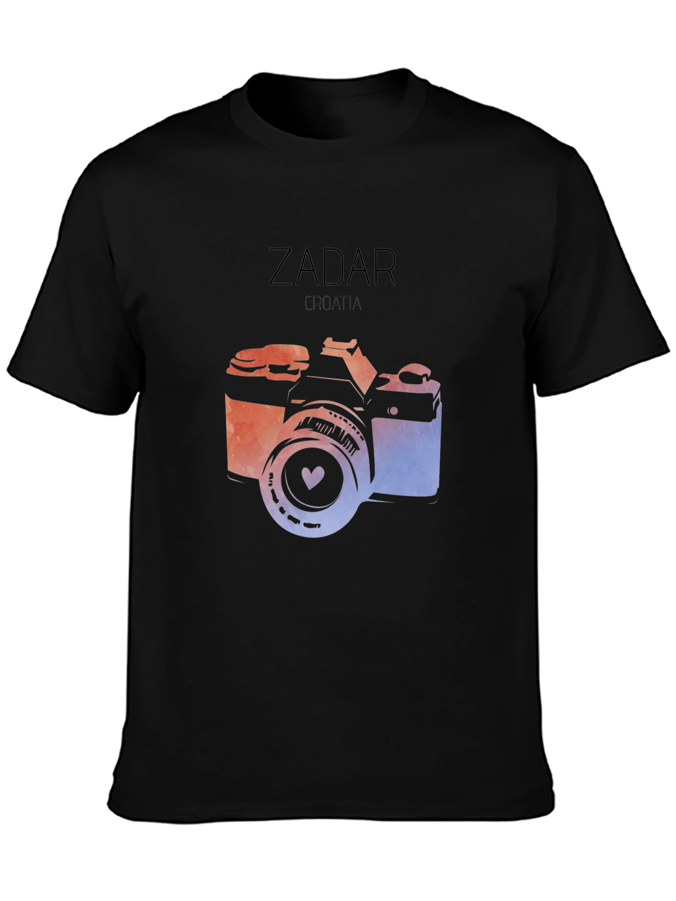 Zadar Croatia Camera Graphic T-Shirt