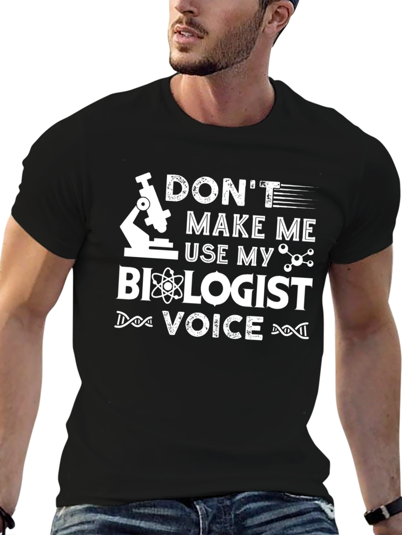 Biologist Voice T-Shirt - Funny Science Tee