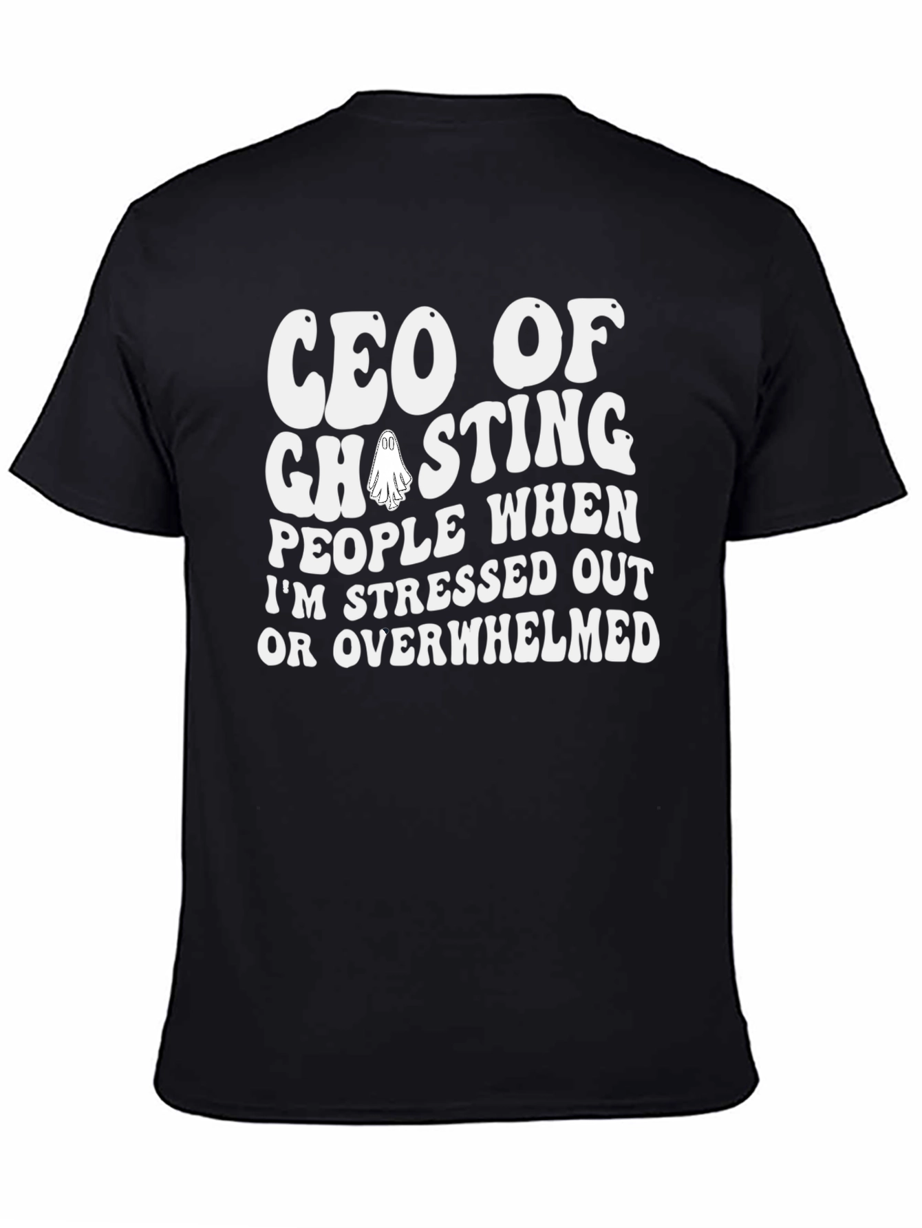 CEO of Ghosting T-Shirt Funny Introvert Tee