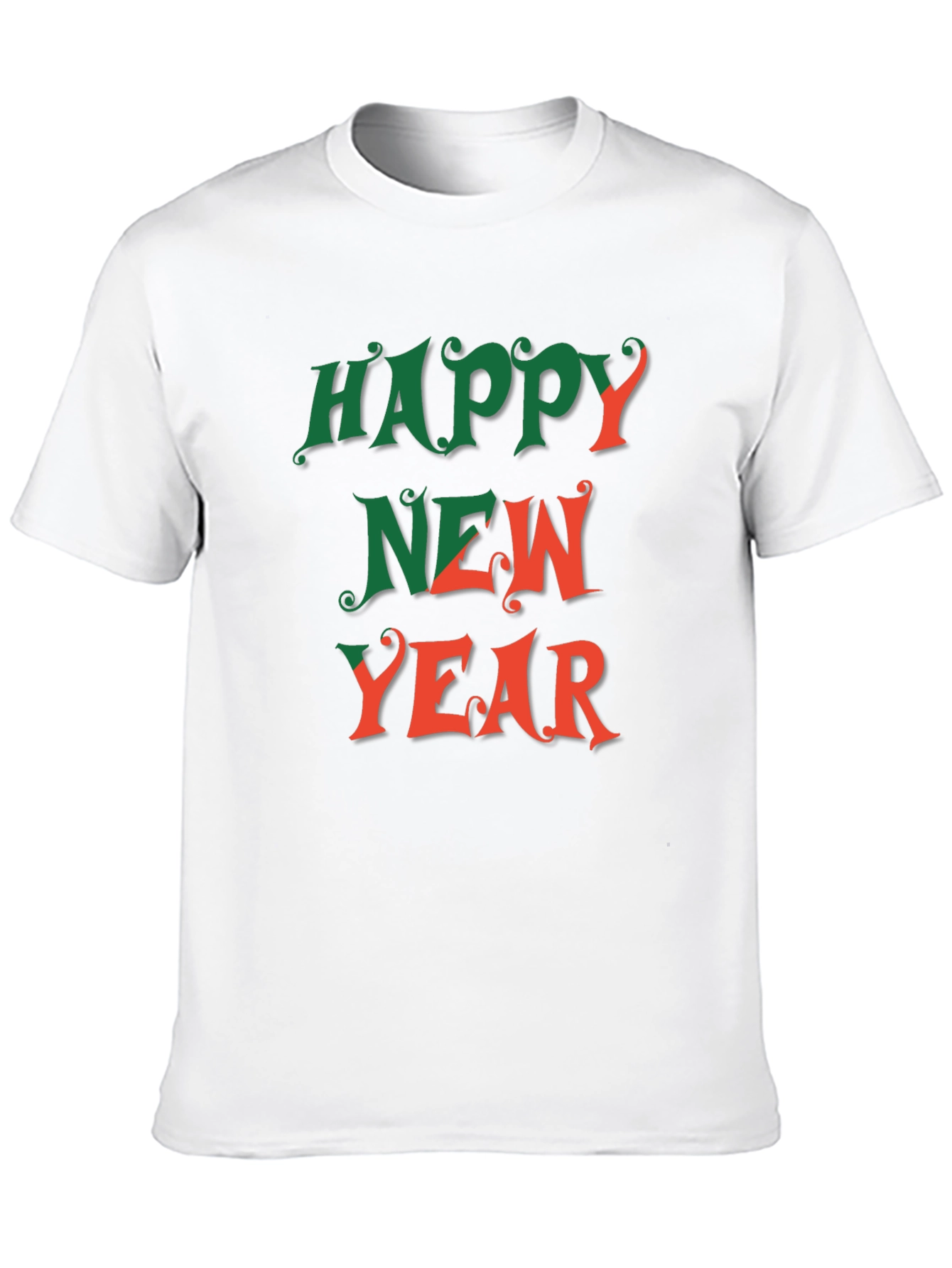 Happy New Year Graphic Tee - Festive Holiday Shirt