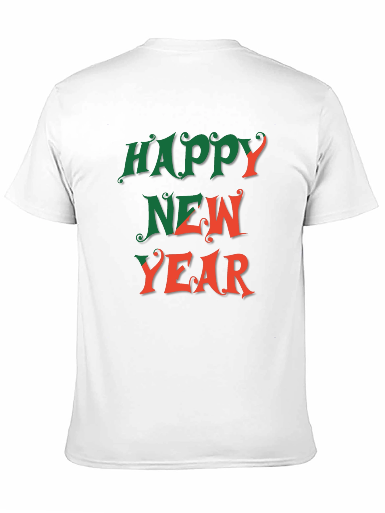 Happy New Year Graphic Tee - Festive Holiday Shirt